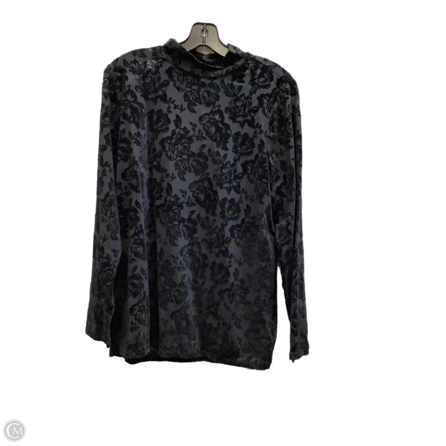 Top Long Sleeve By Torrid In Black, Size: 1x