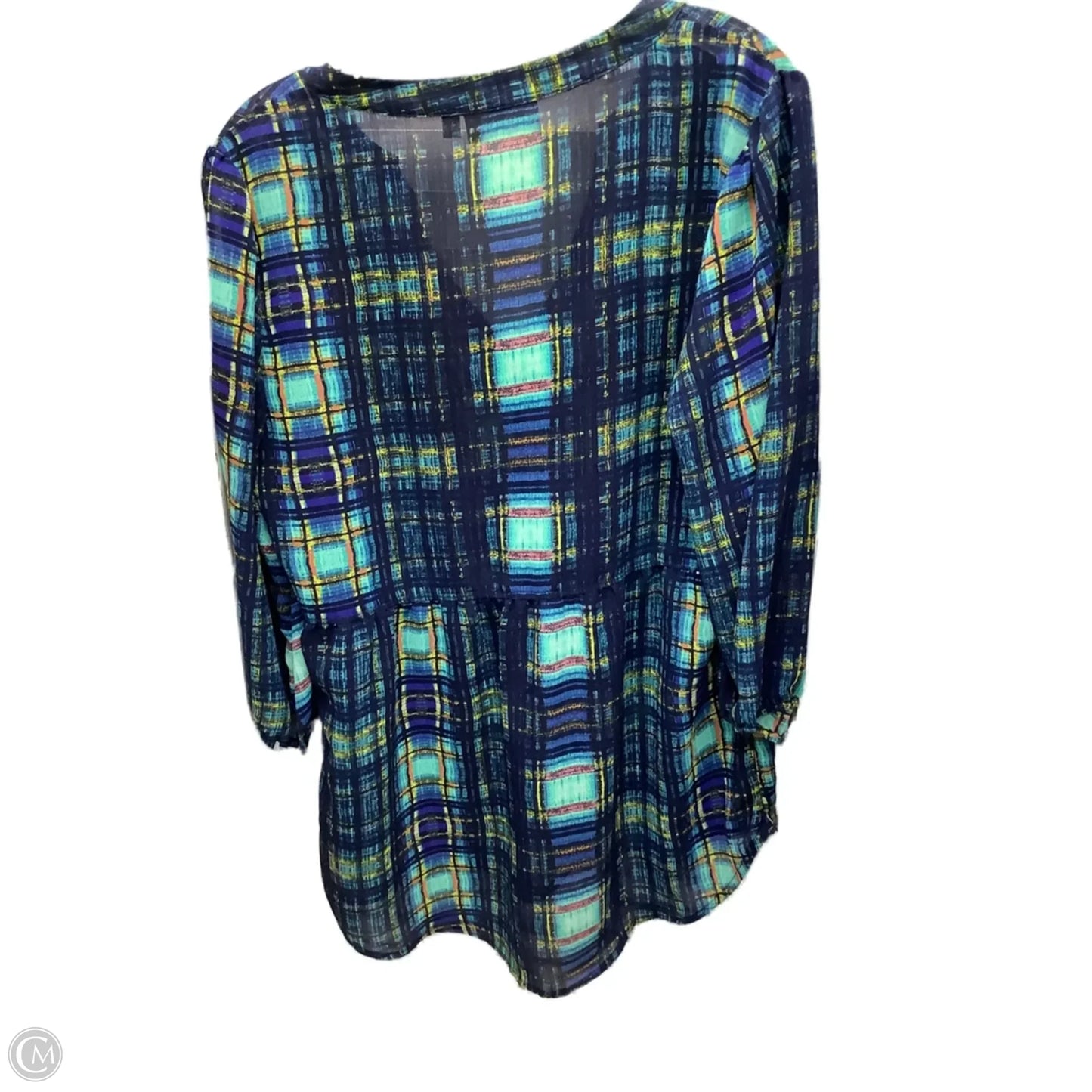 Top Long Sleeve By Clothes Mentor In Multi-colored, Size: Xl