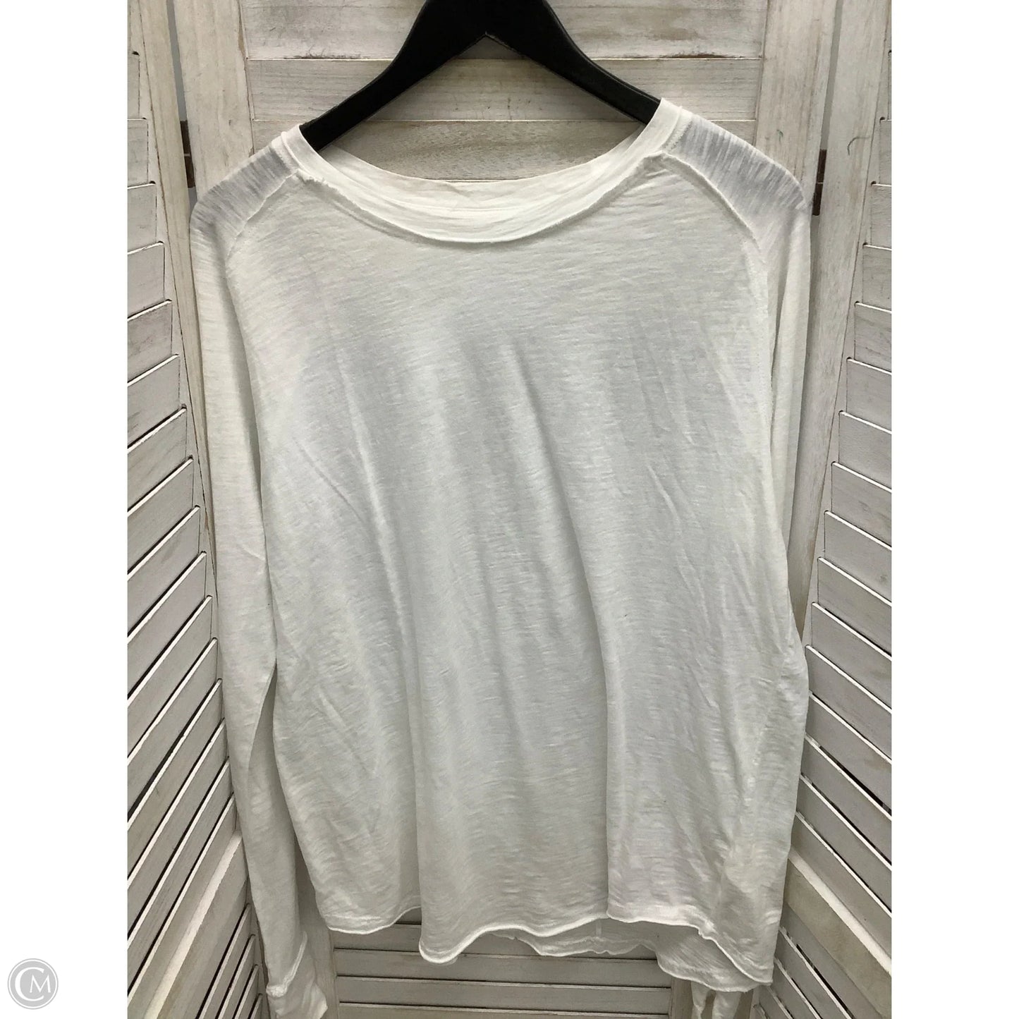 Top Long Sleeve By We The Free In White, Size: S