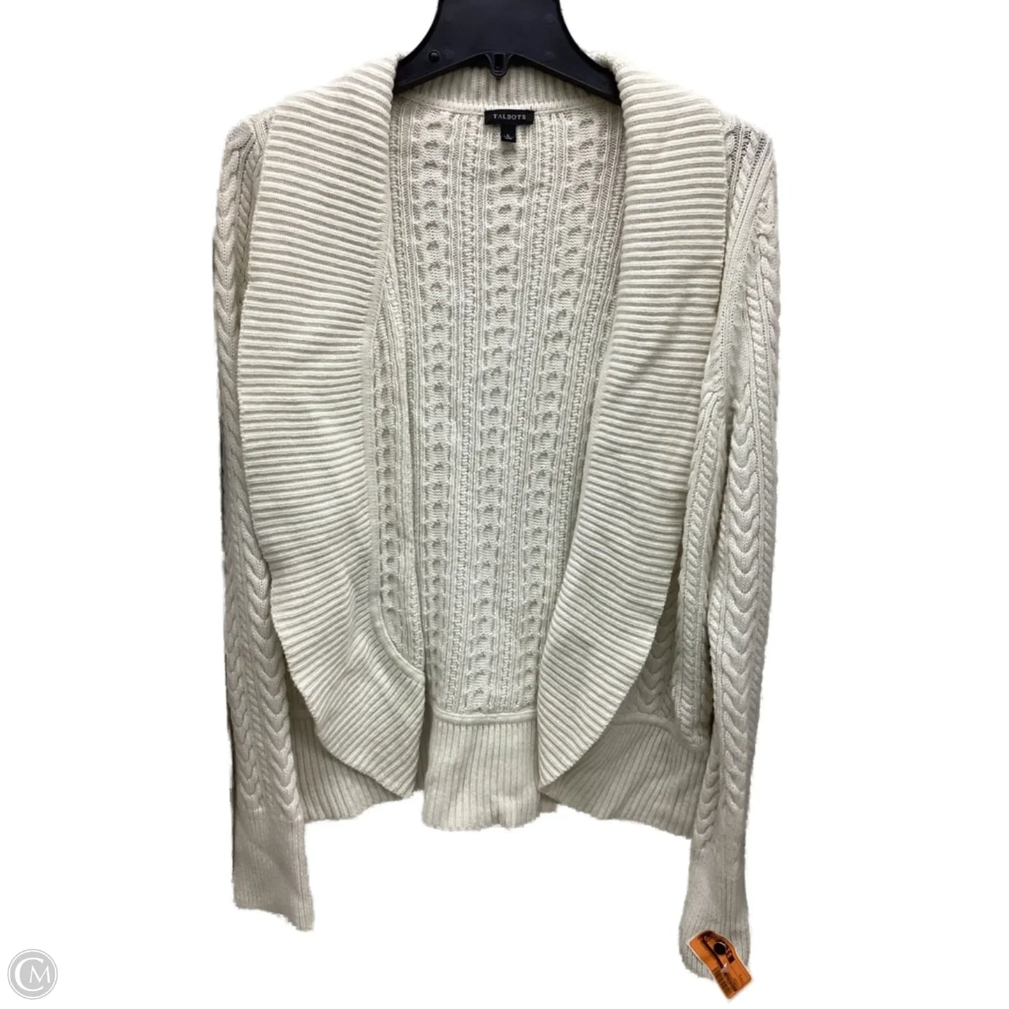 Cardigan By Talbots In Ivory, Size: L