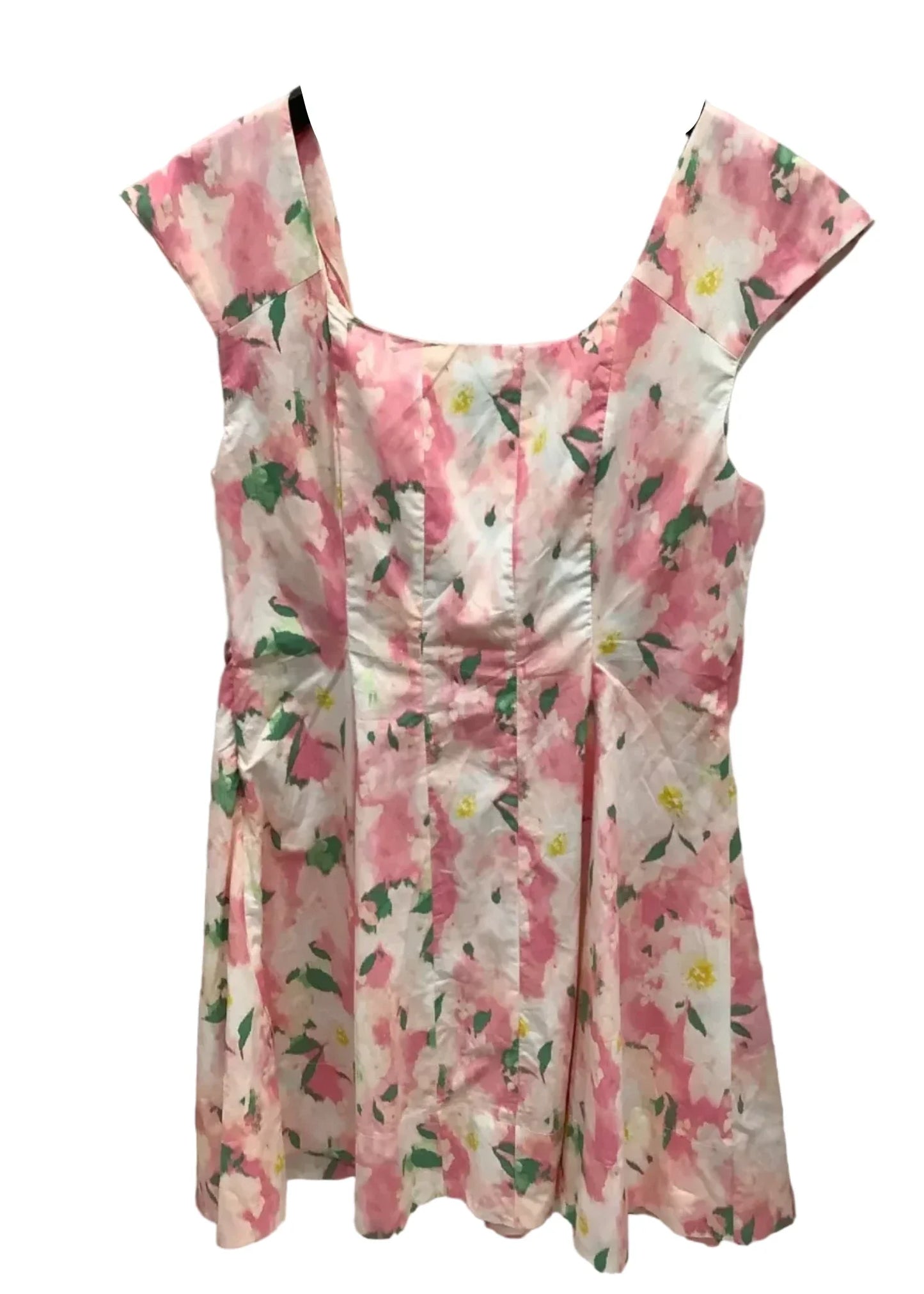 Dress Casual Midi By A New Day In Floral Print, Size: 10