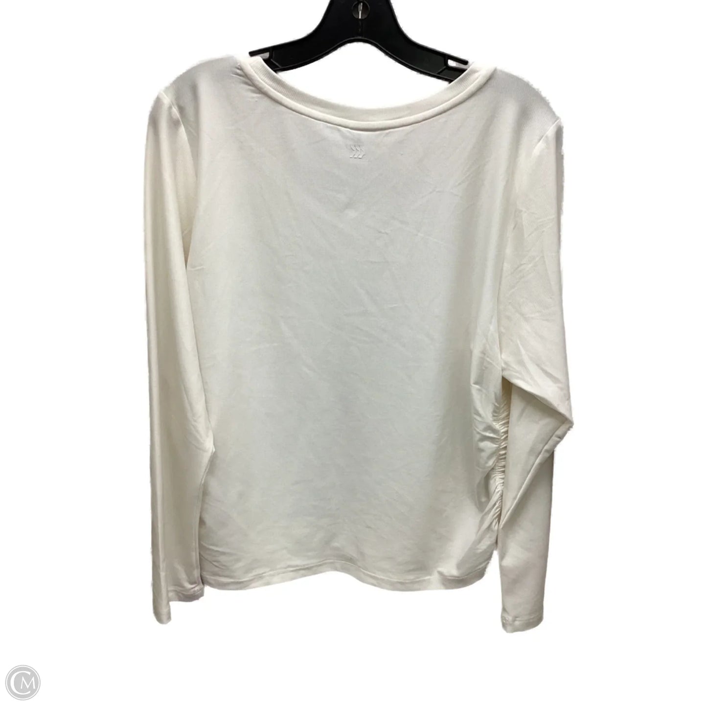 Top Long Sleeve By All In Motion In Ivory, Size: Xxl