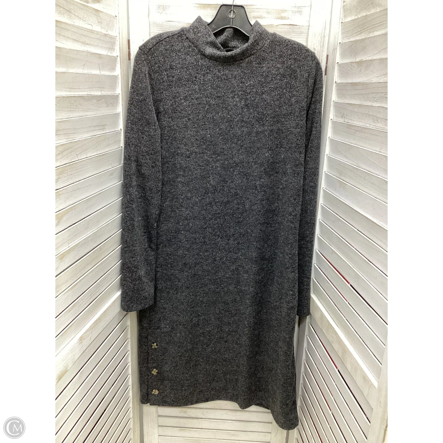 Dress Sweater By Banana Republic In Grey, Size: L