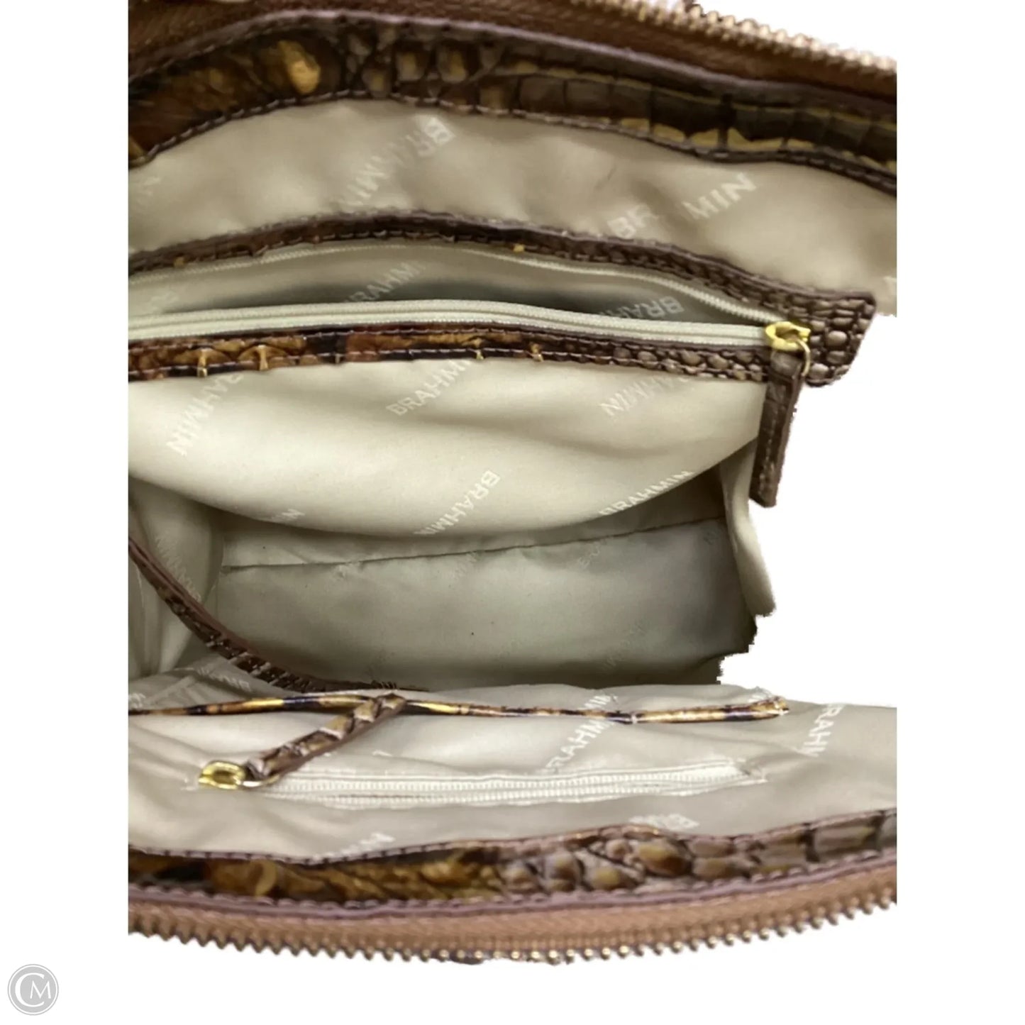 Handbag Designer By Brahmin, Size: Medium