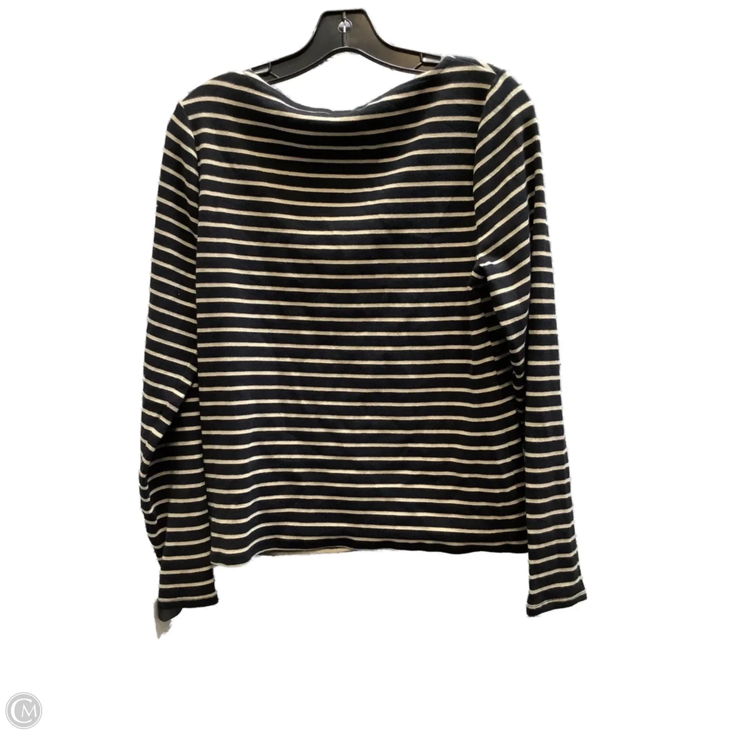 Top Long Sleeve By J. Crew In Striped Pattern, Size: Xl