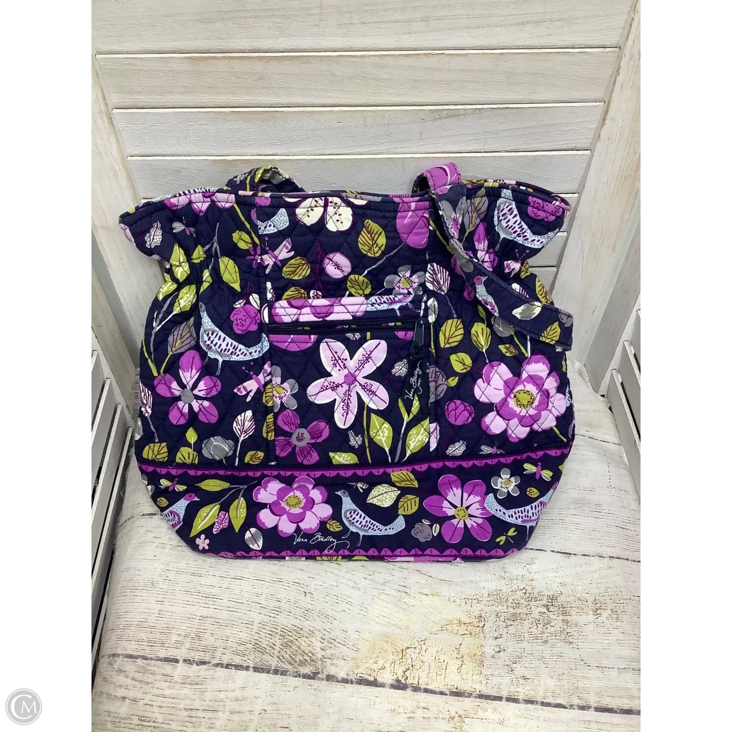 Handbag By Vera Bradley, Size: Medium