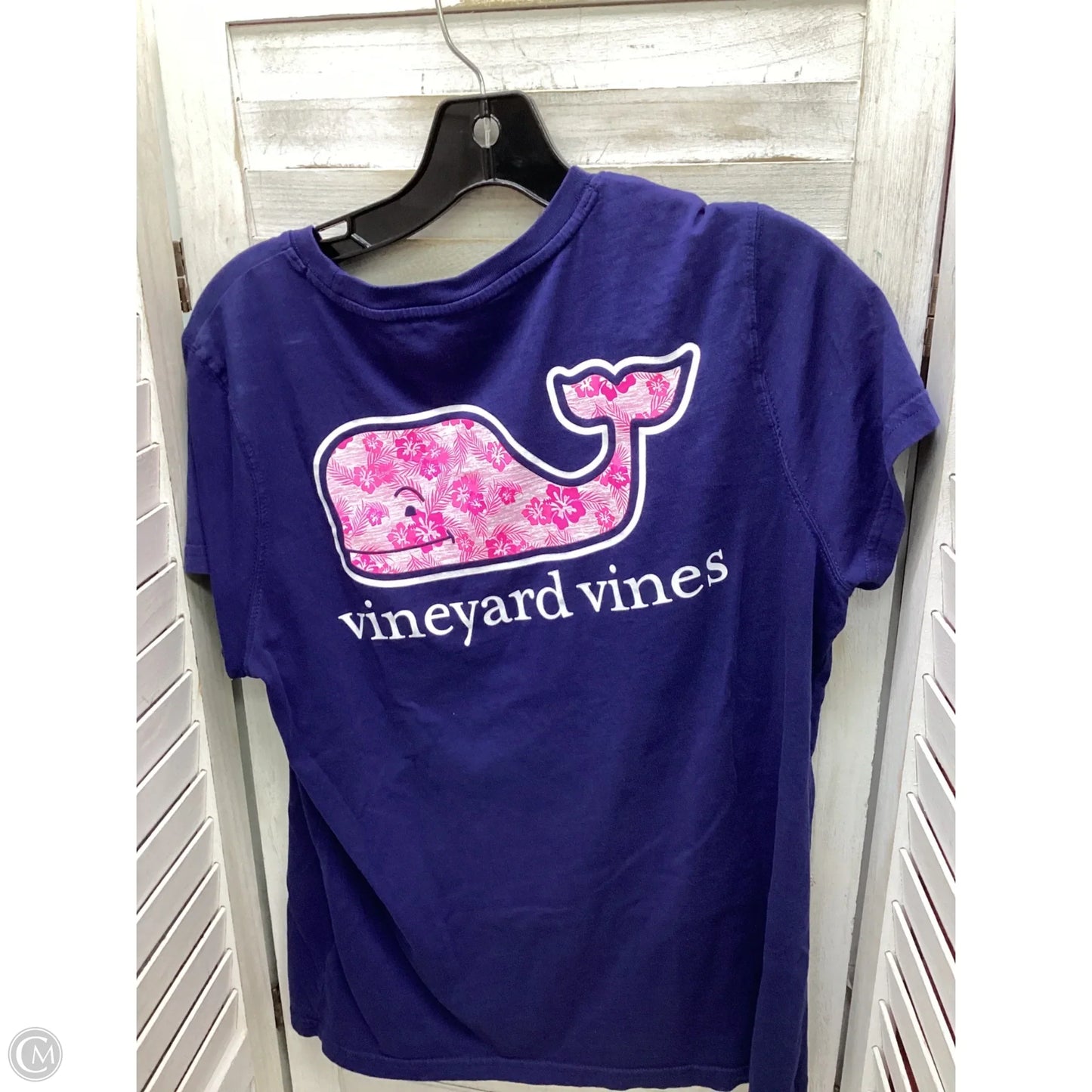 Top Long Sleeve By Vineyard Vines In Navy, Size: L