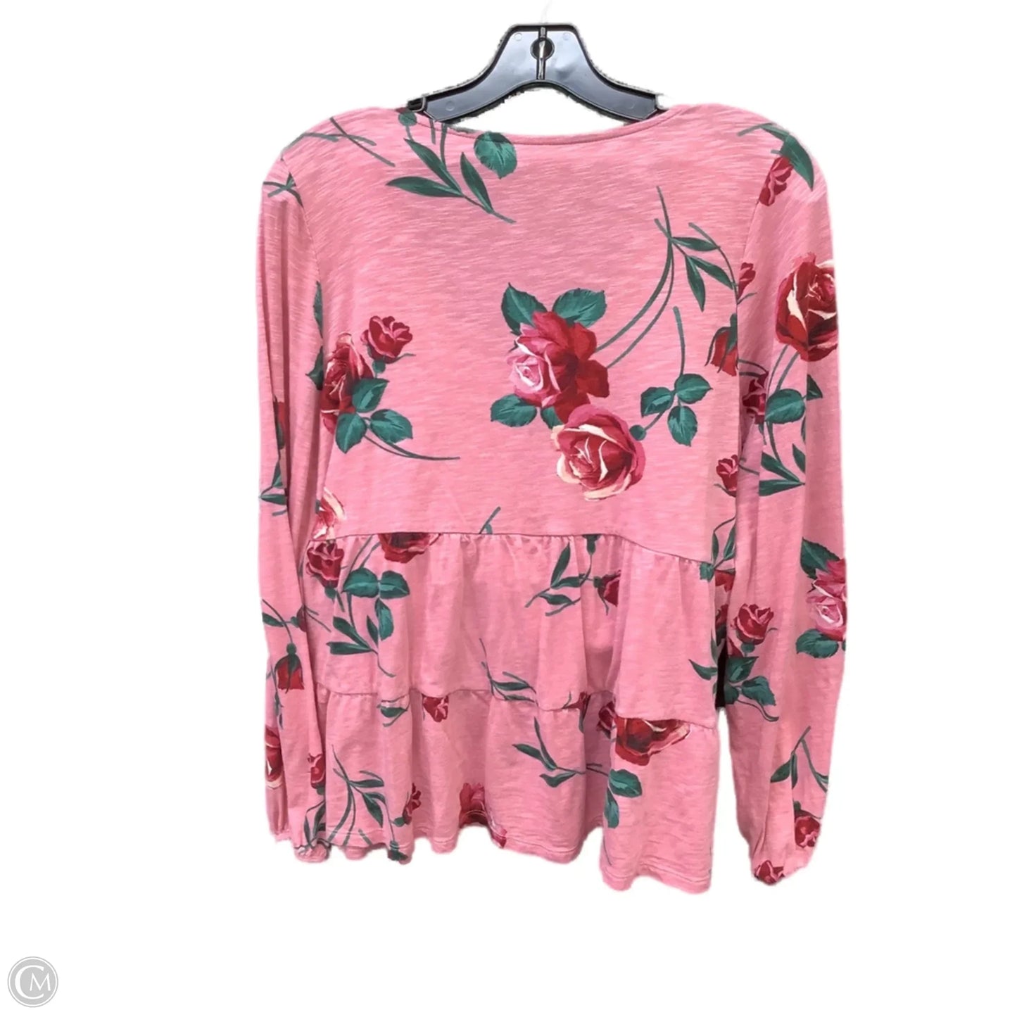 Top Long Sleeve By Torrid In Floral Print, Size: M