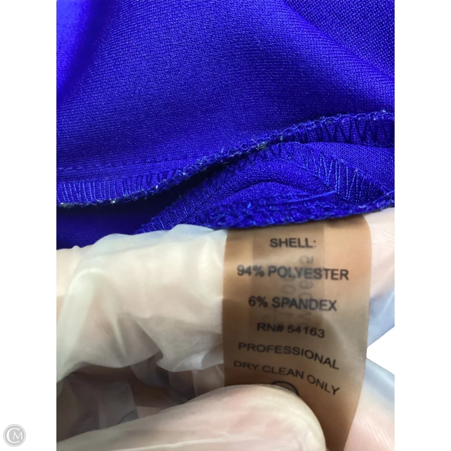 Dress Casual Midi By Calvin Klein In Blue, Size: 10