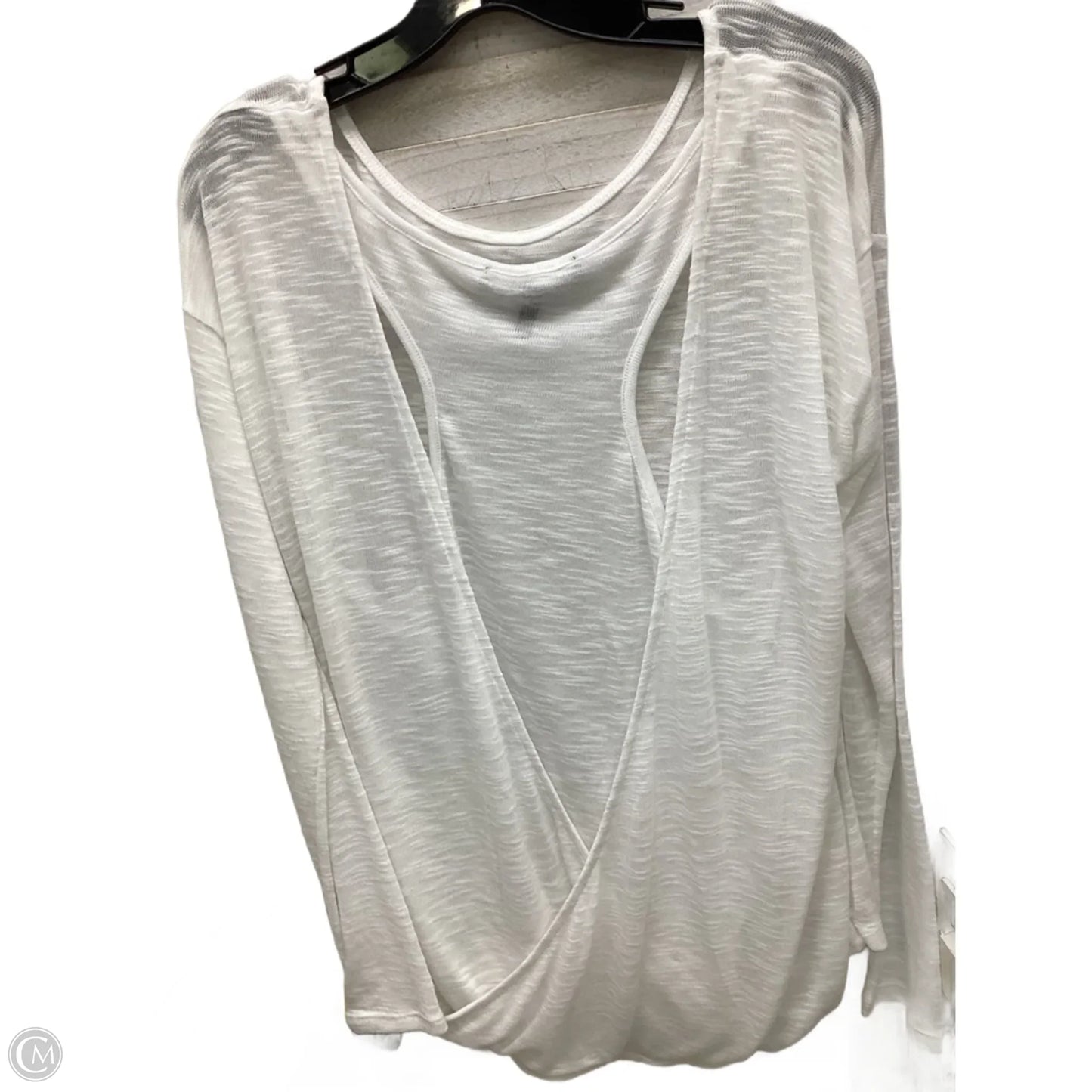 Top Long Sleeve By White House Black Market In White, Size: Xl