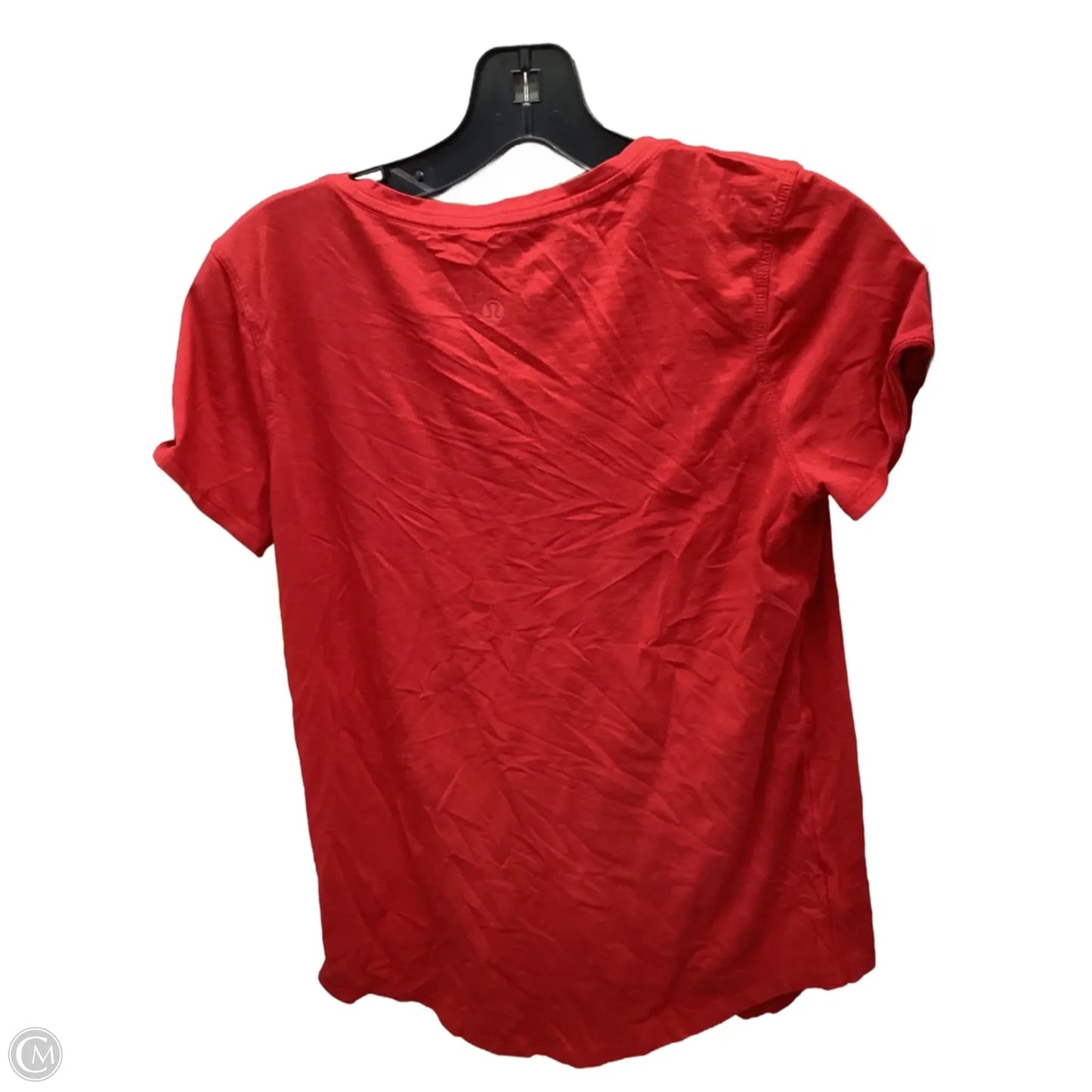 Top Short Sleeve By Lululemon In Red, Size: 4