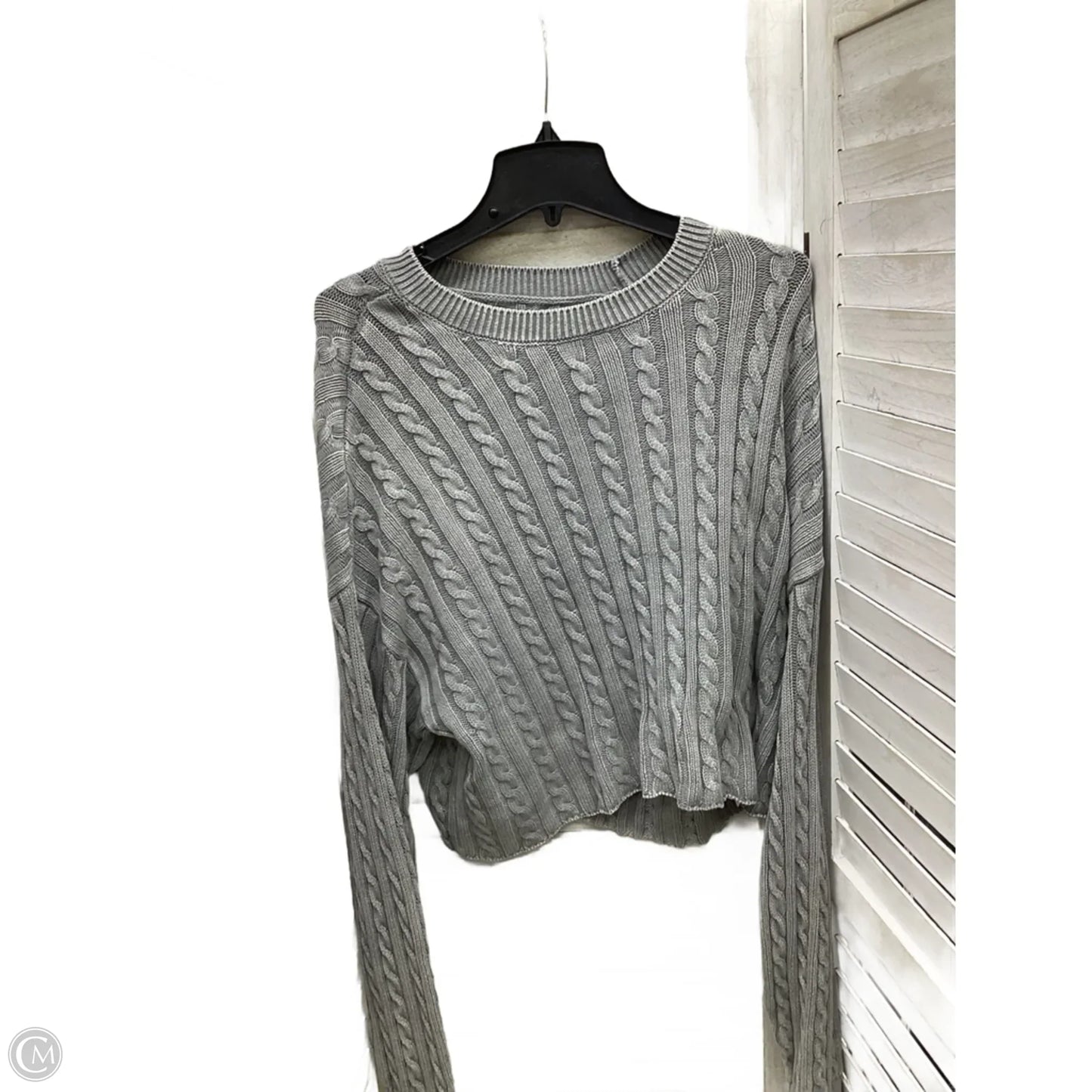 Top Long Sleeve By Aerie In Grey, Size: Xxl
