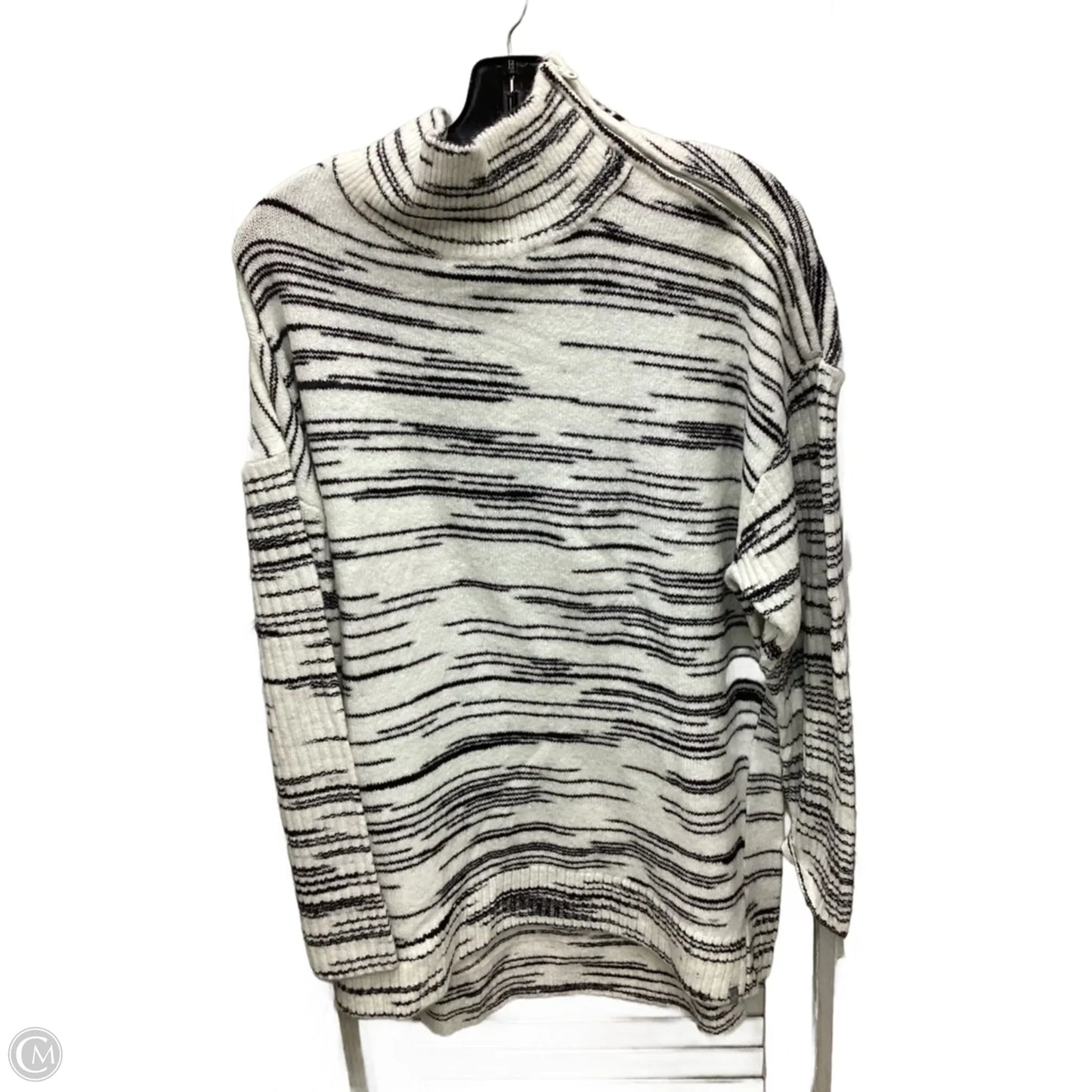 Sweater By Talbots In Striped Pattern, Size: 1x