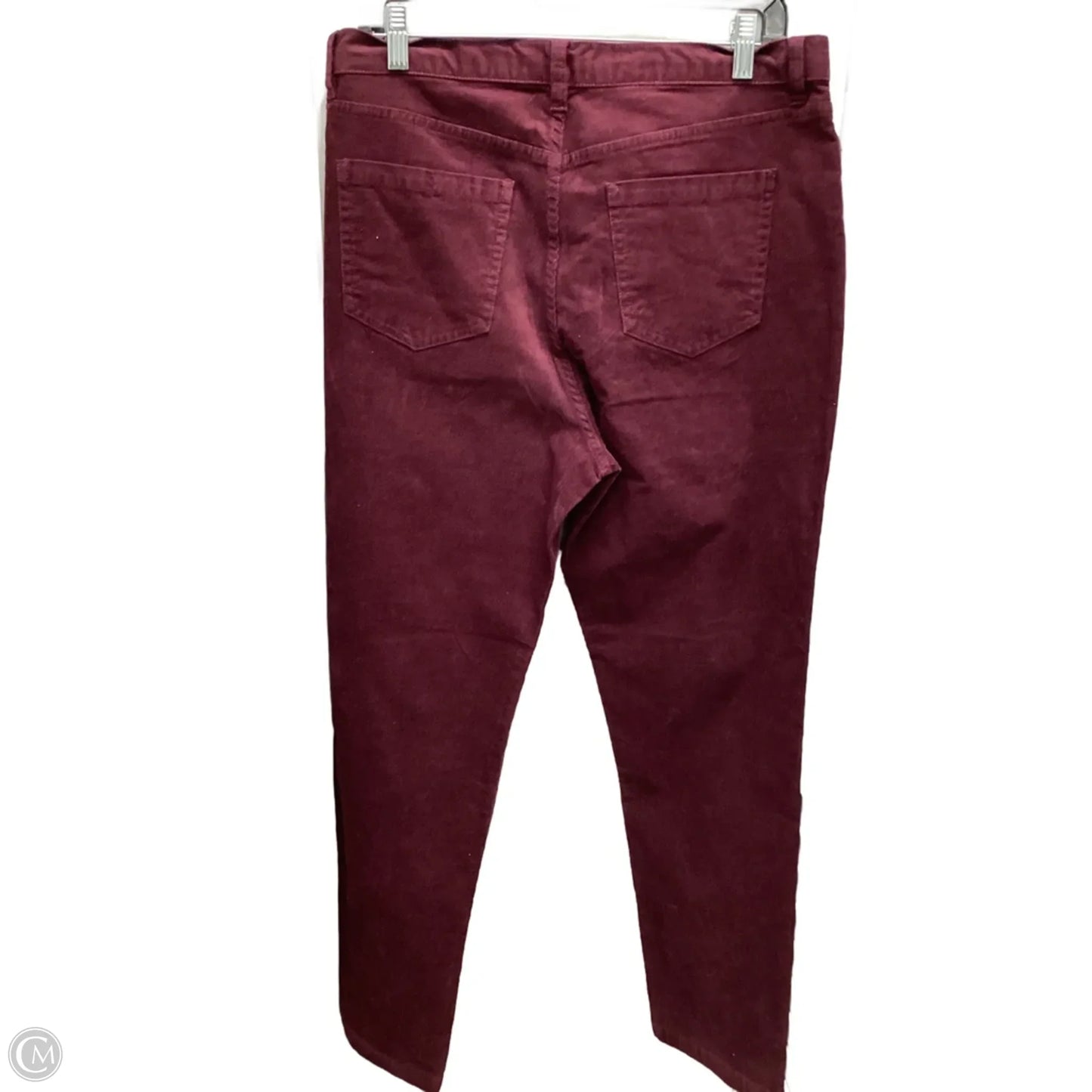 Pants Corduroy By Brooks Brothers In Maroon, Size: 12