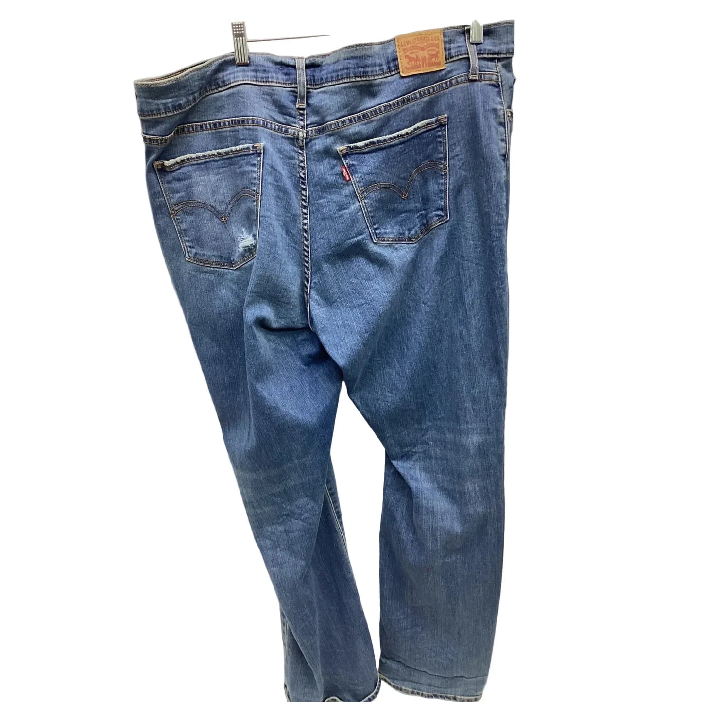 Jeans Straight By Levis In Blue Denim, Size: 20