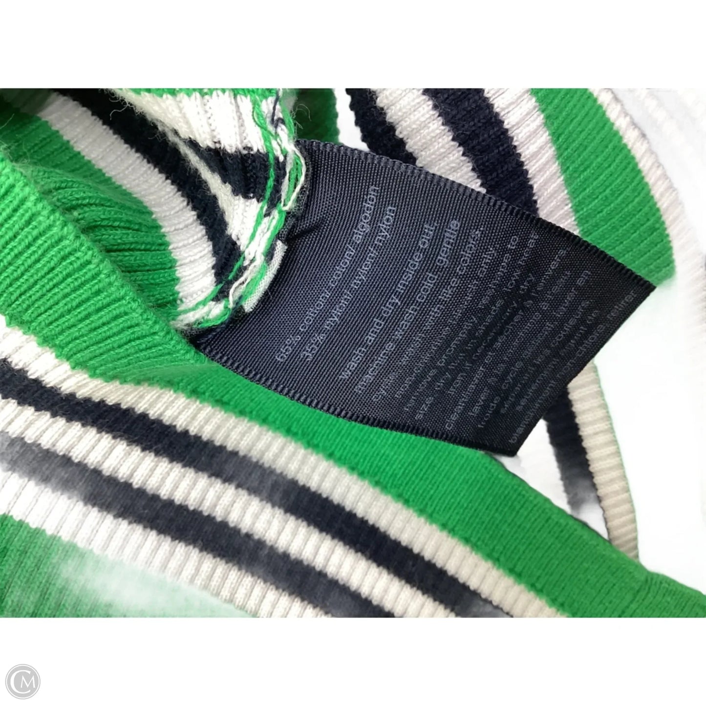 Top Long Sleeve By Tommy Hilfiger In Striped Pattern, Size: S