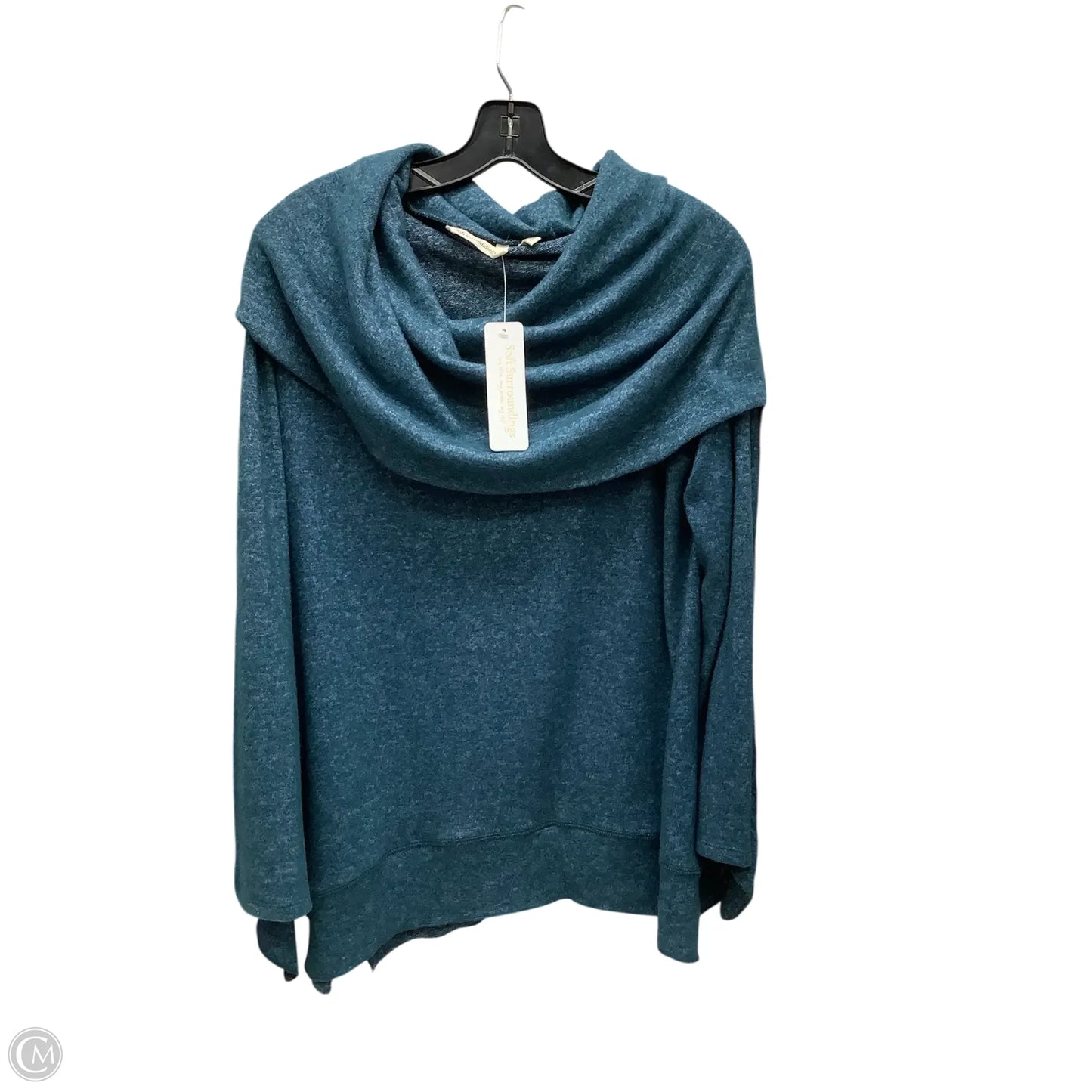 Top Long Sleeve By Soft Surroundings In Blue, Size: Xl