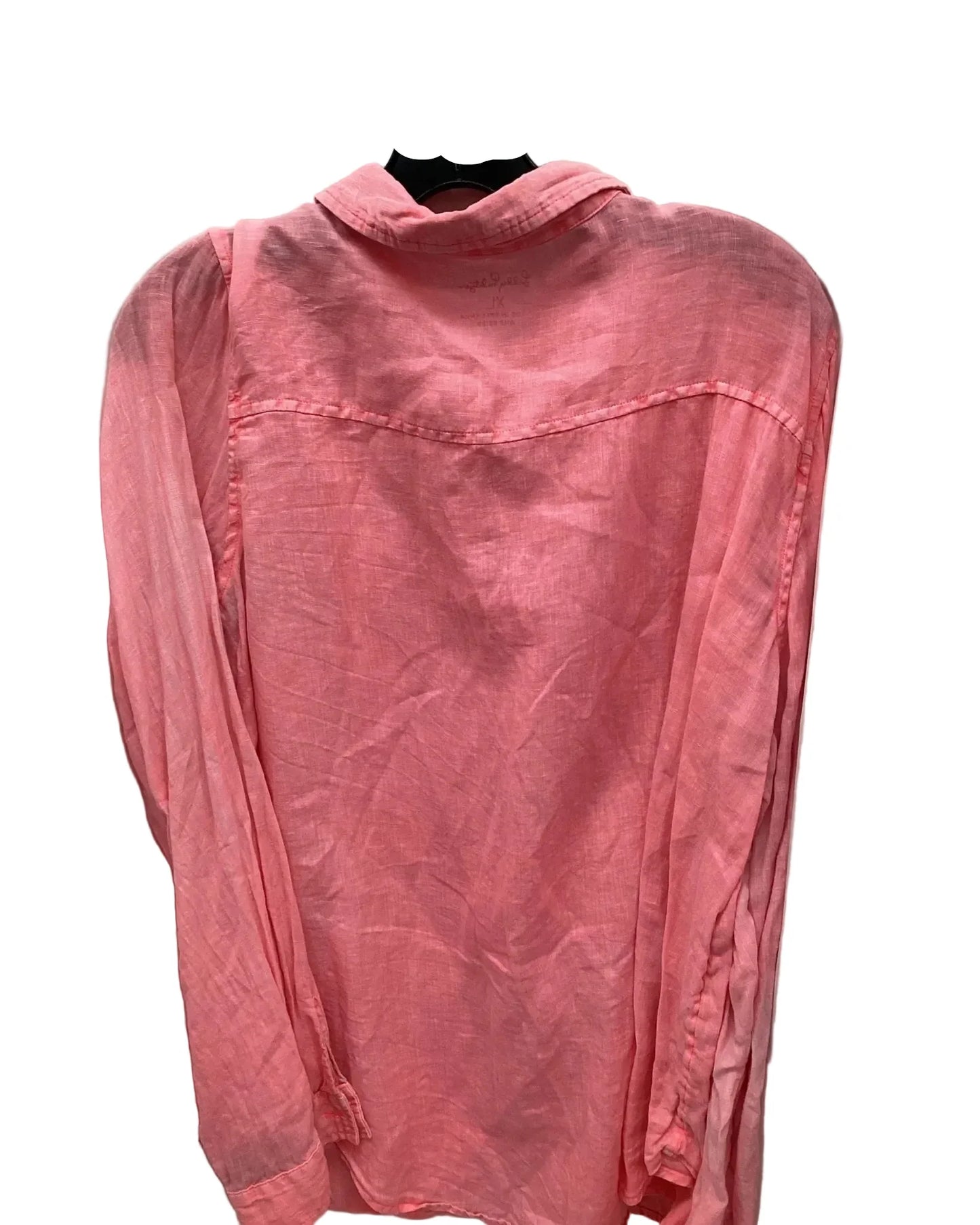 Blouse Designer By Lilly Pulitzer In Pink, Size: Xl