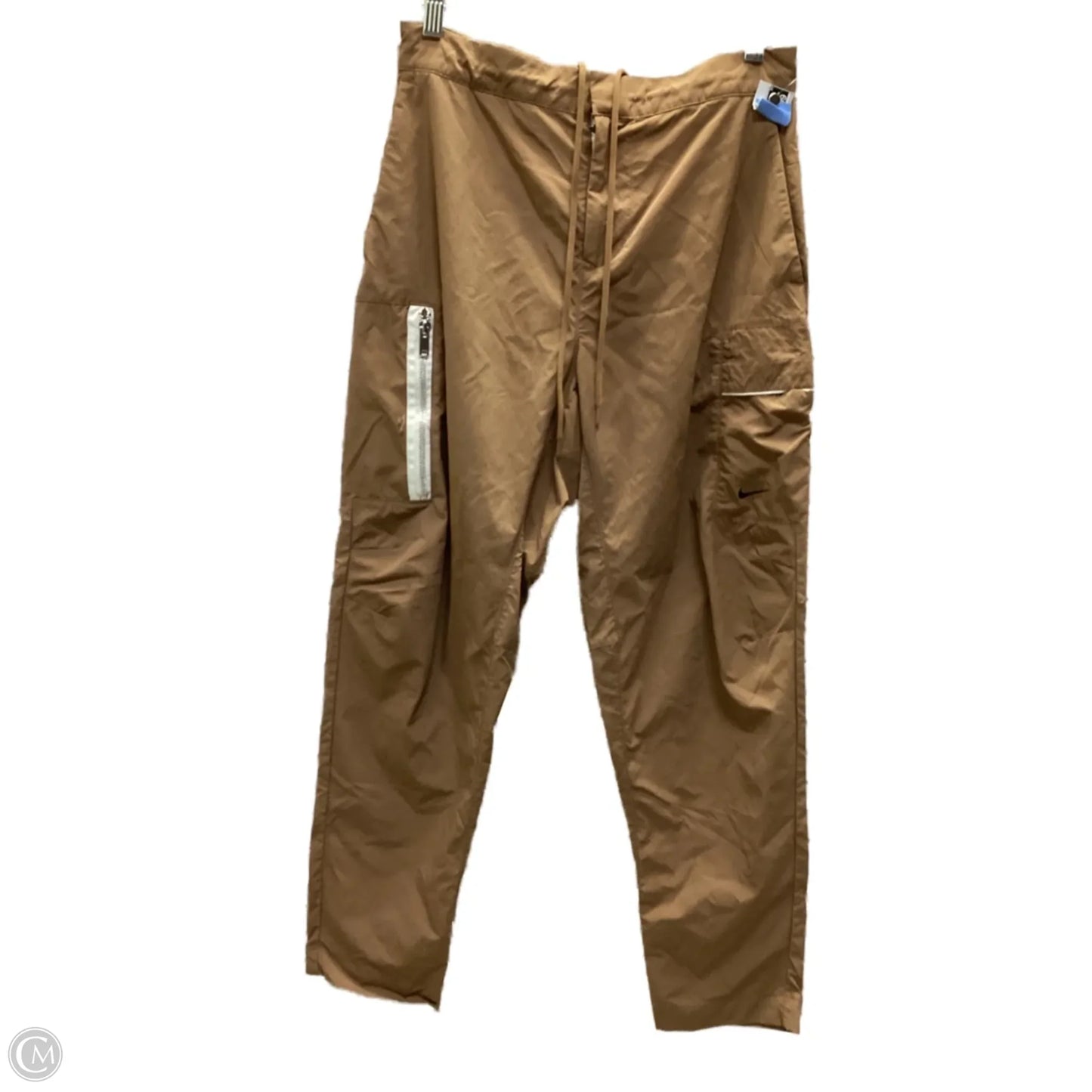 Athletic Pants By Nike In Tan, Size: M