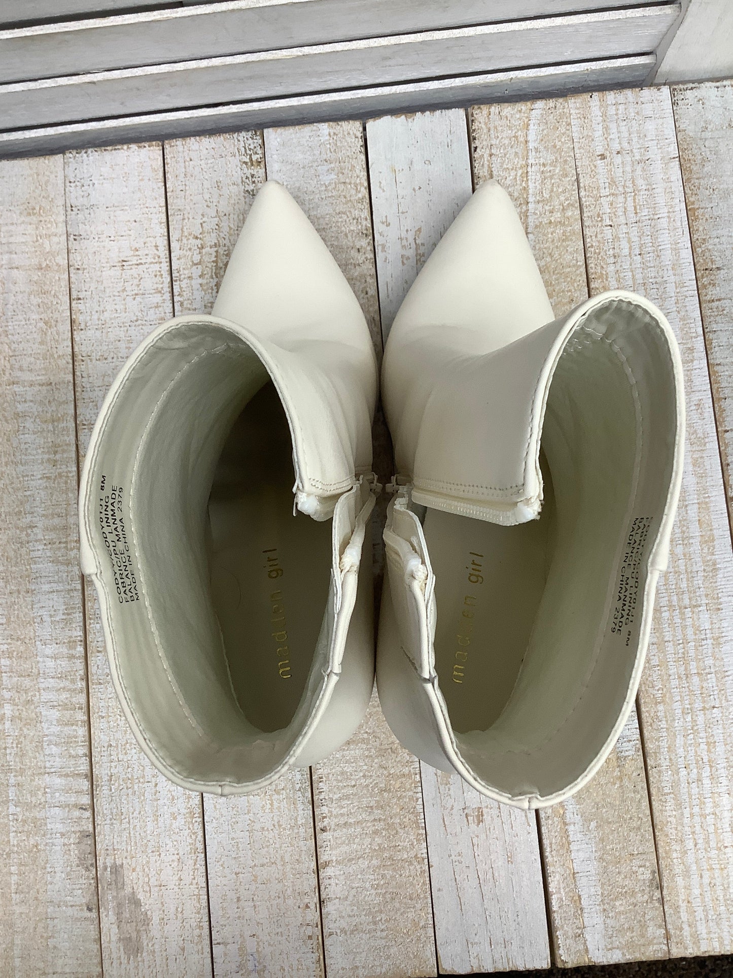 Boots Ankle Heels By Madden Girl Size: 8