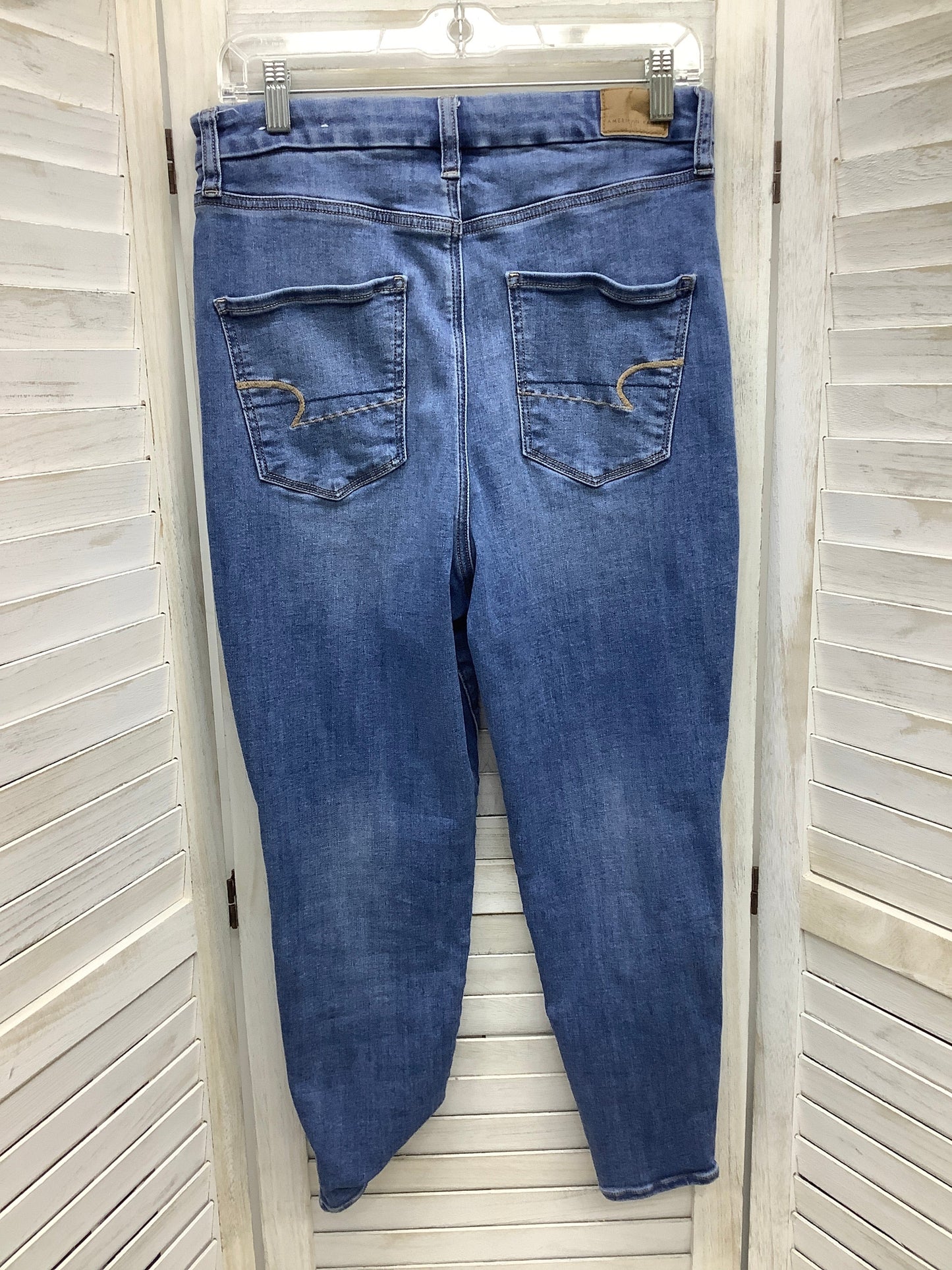 Jeans Skinny By American Eagle Size: 10