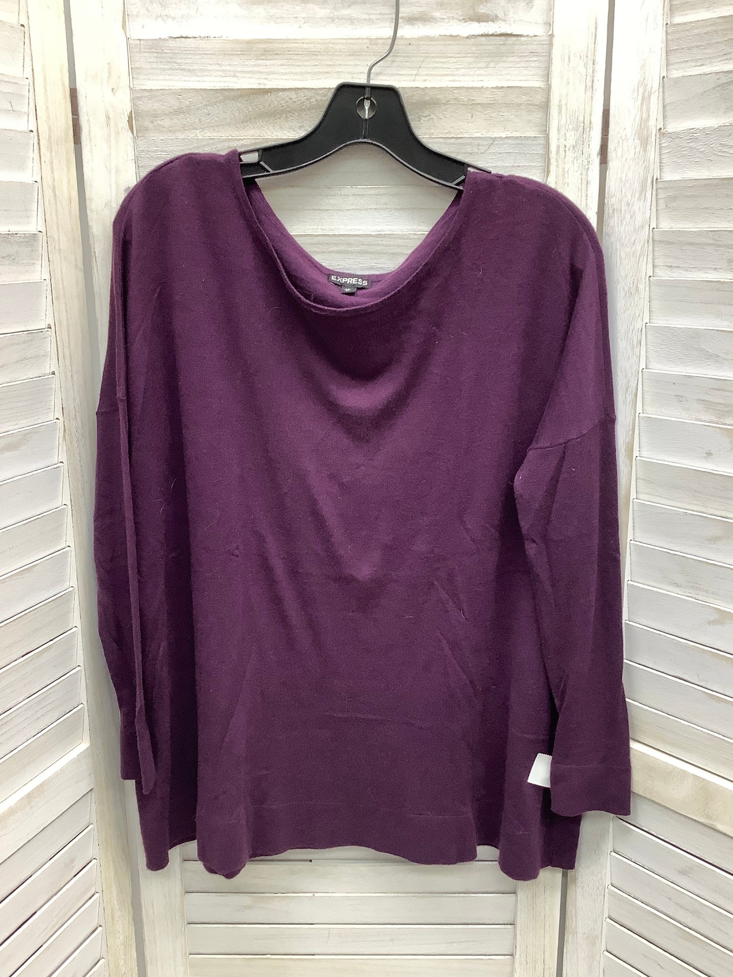 Top Long Sleeve Basic By Express Size: Xs