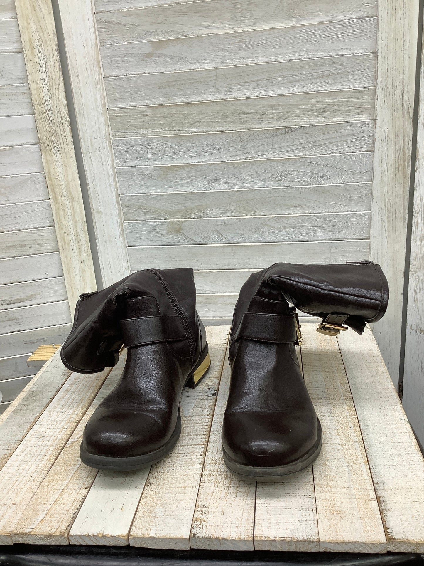 Boots Ankle Heels By Nicole Size: 7