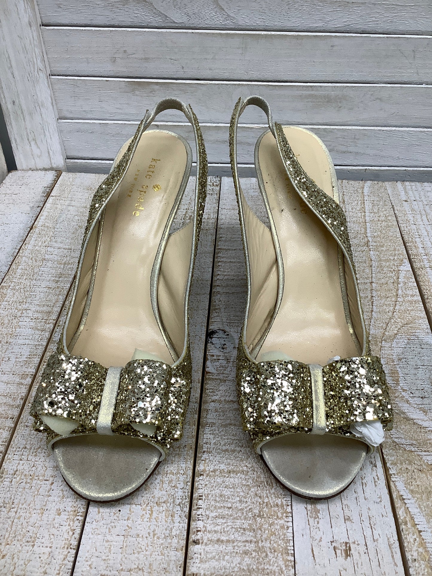 Sandals Heels Stiletto designer By Kate Spade Size: 7.5