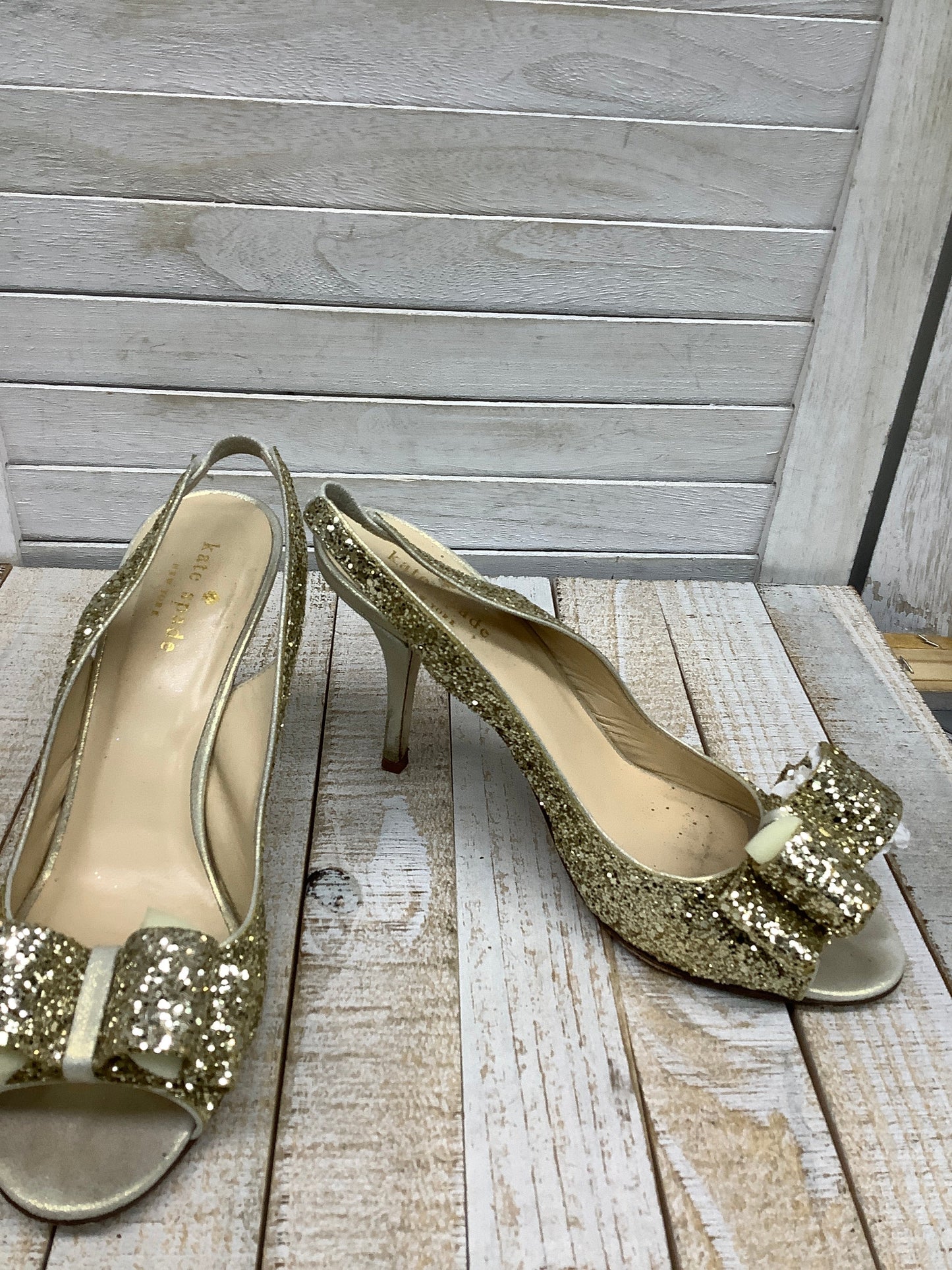 Sandals Heels Stiletto designer By Kate Spade Size: 7.5