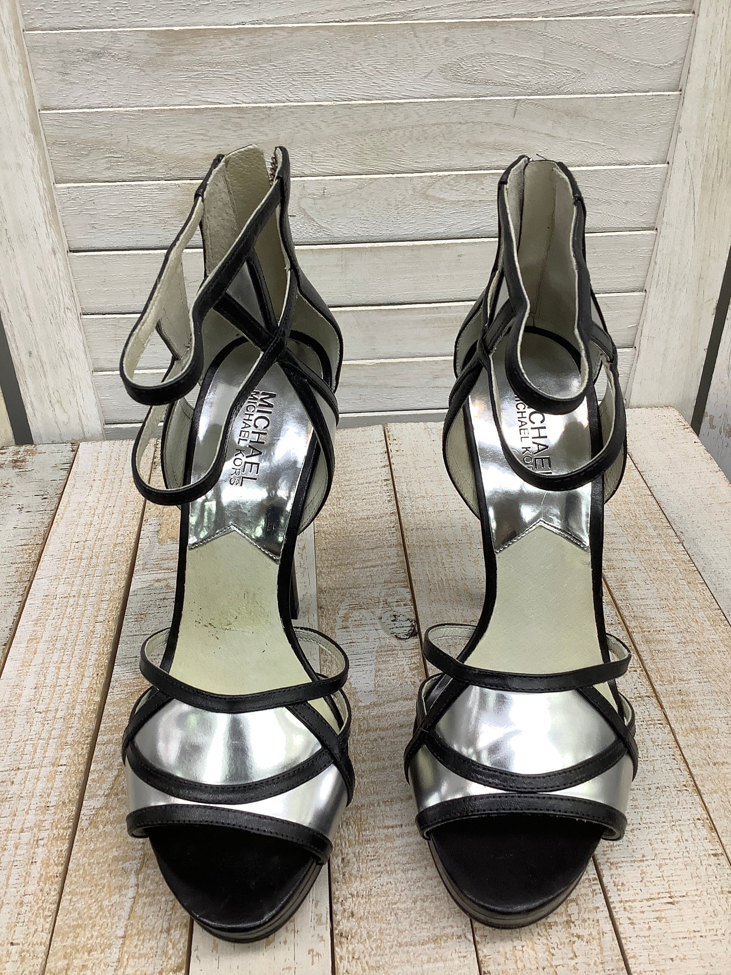 Sandals Heels Stiletto By Michael By Michael Kors Size: 9