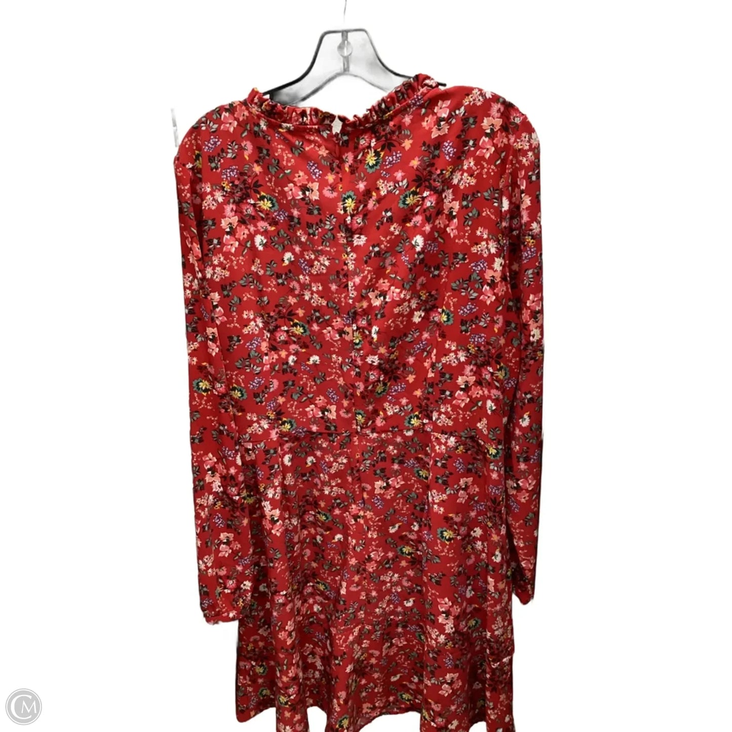 Dress Casual Short By Loft In Floral Print, Size: 14