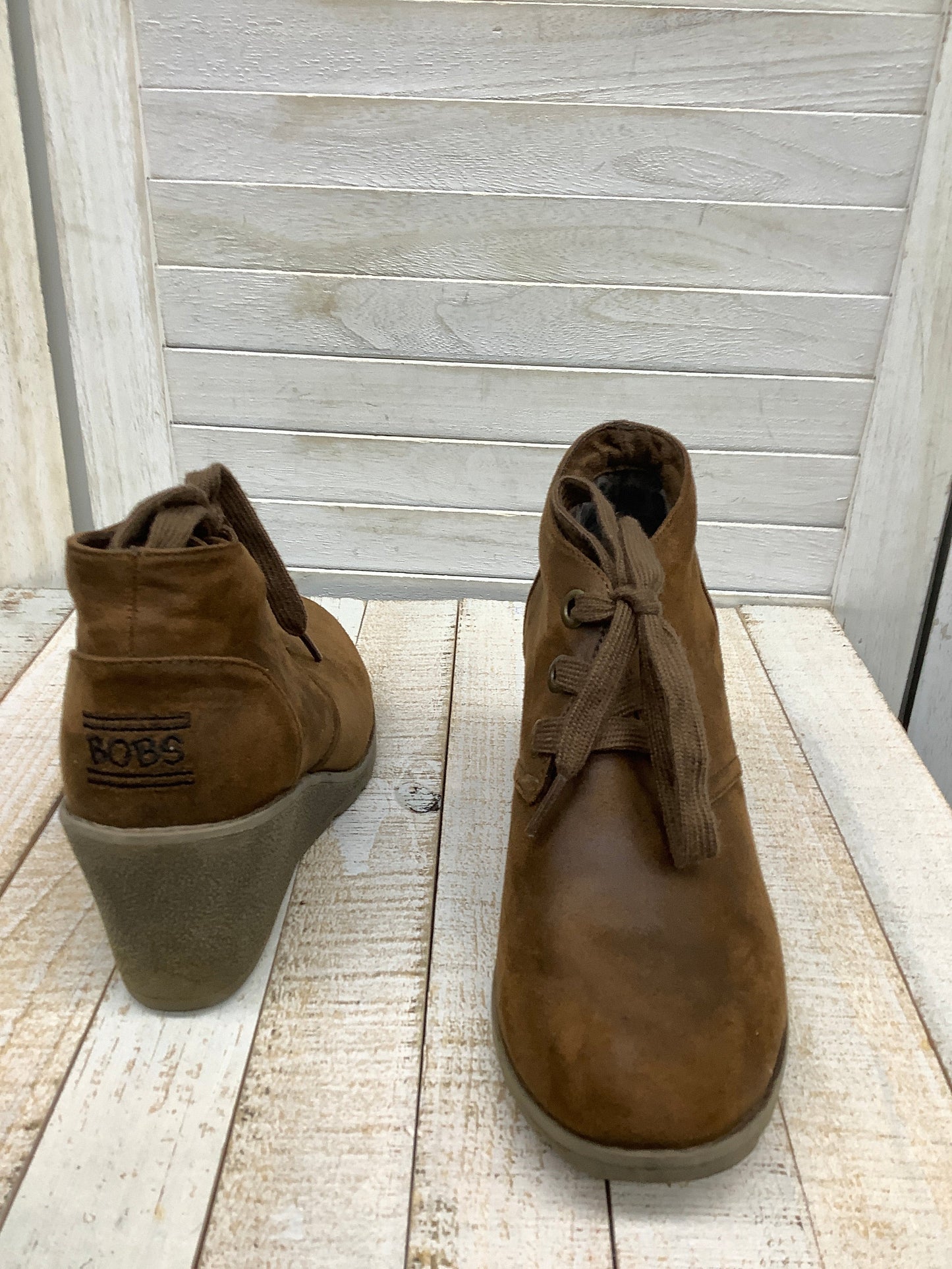 Boots Ankle Heels By Bobs Size: 6.5