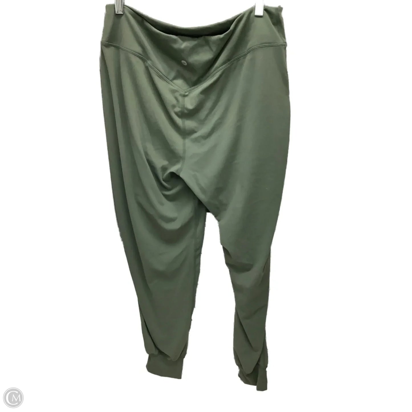Athletic Leggings By Avia In Green, Size: L