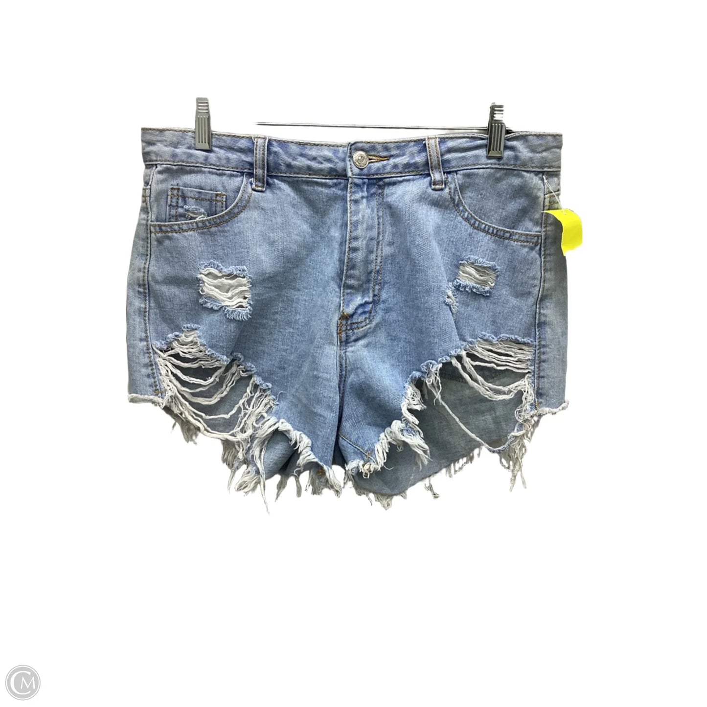 Shorts By Shein In Blue Denim, Size: L