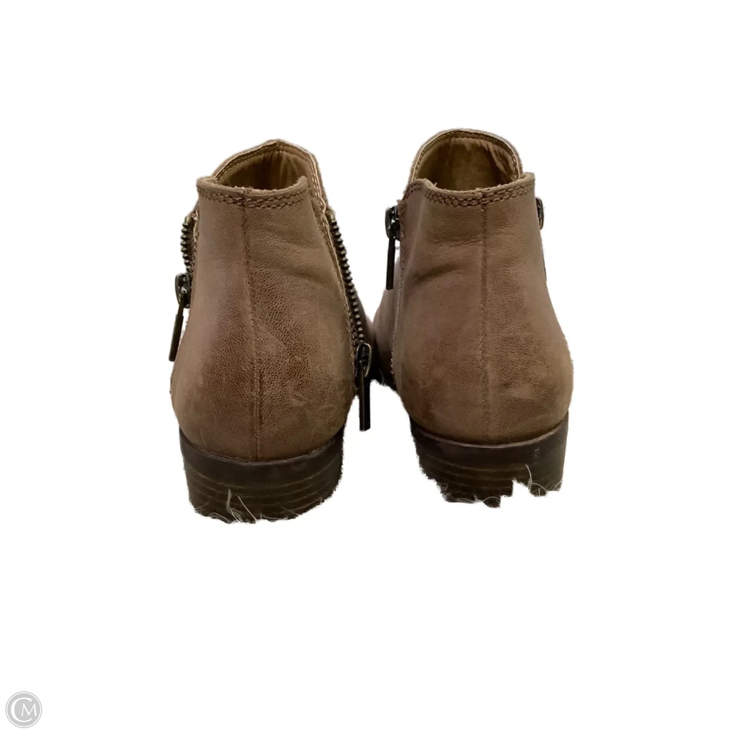 Boots Ankle Heels By Lucky Brand In Brown, Size: 7
