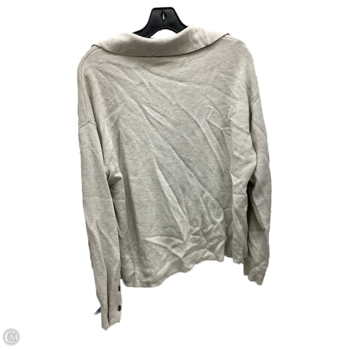 Sweater By Ann Taylor In Tan, Size: L