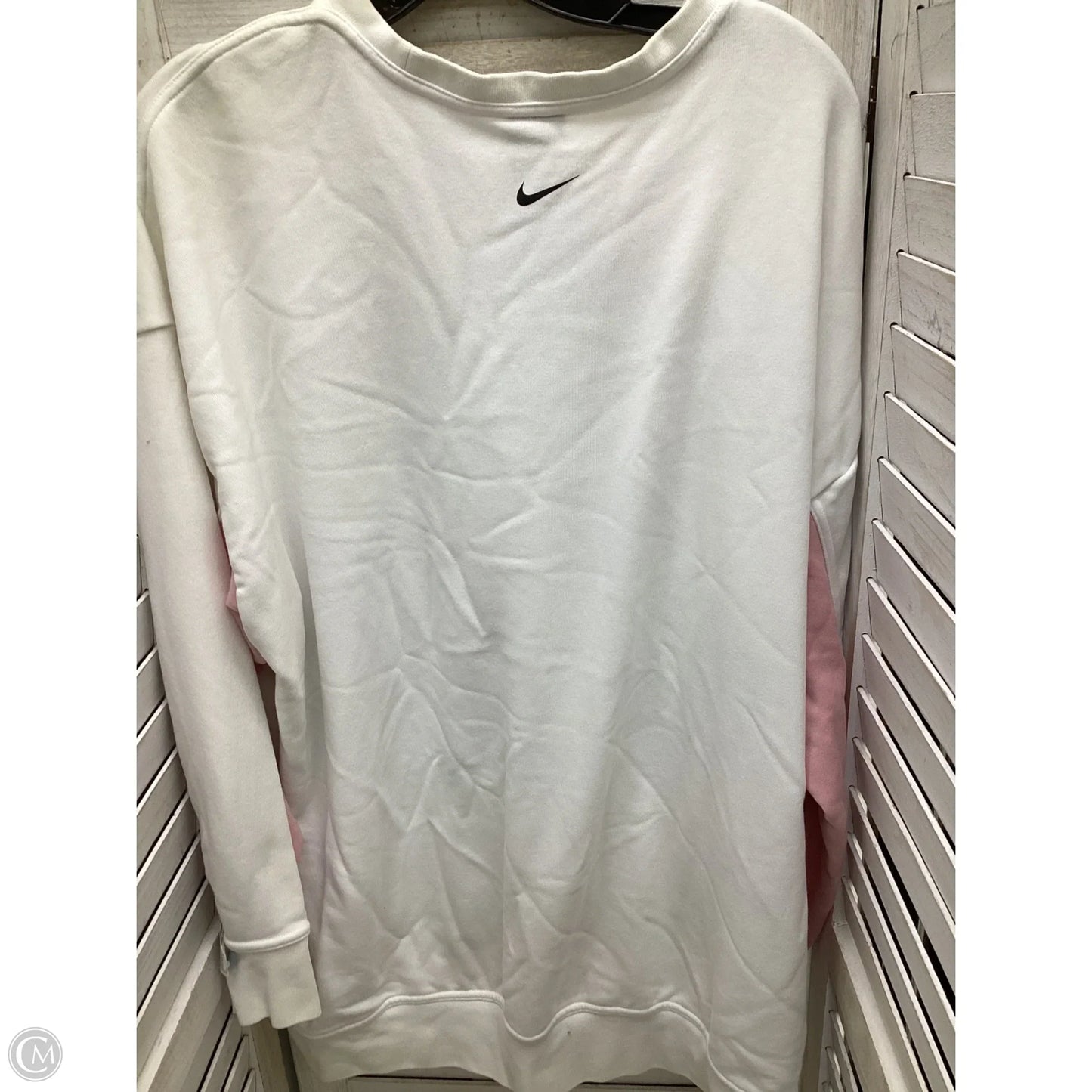 Sweater By Nike In White, Size: Xlp