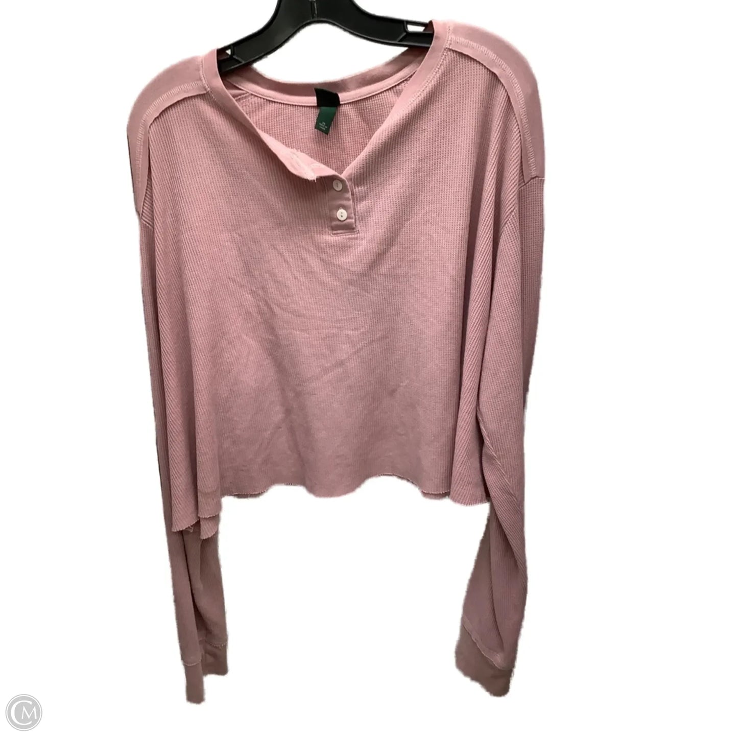 Top Long Sleeve By Wild Fable In Mauve, Size: 2x