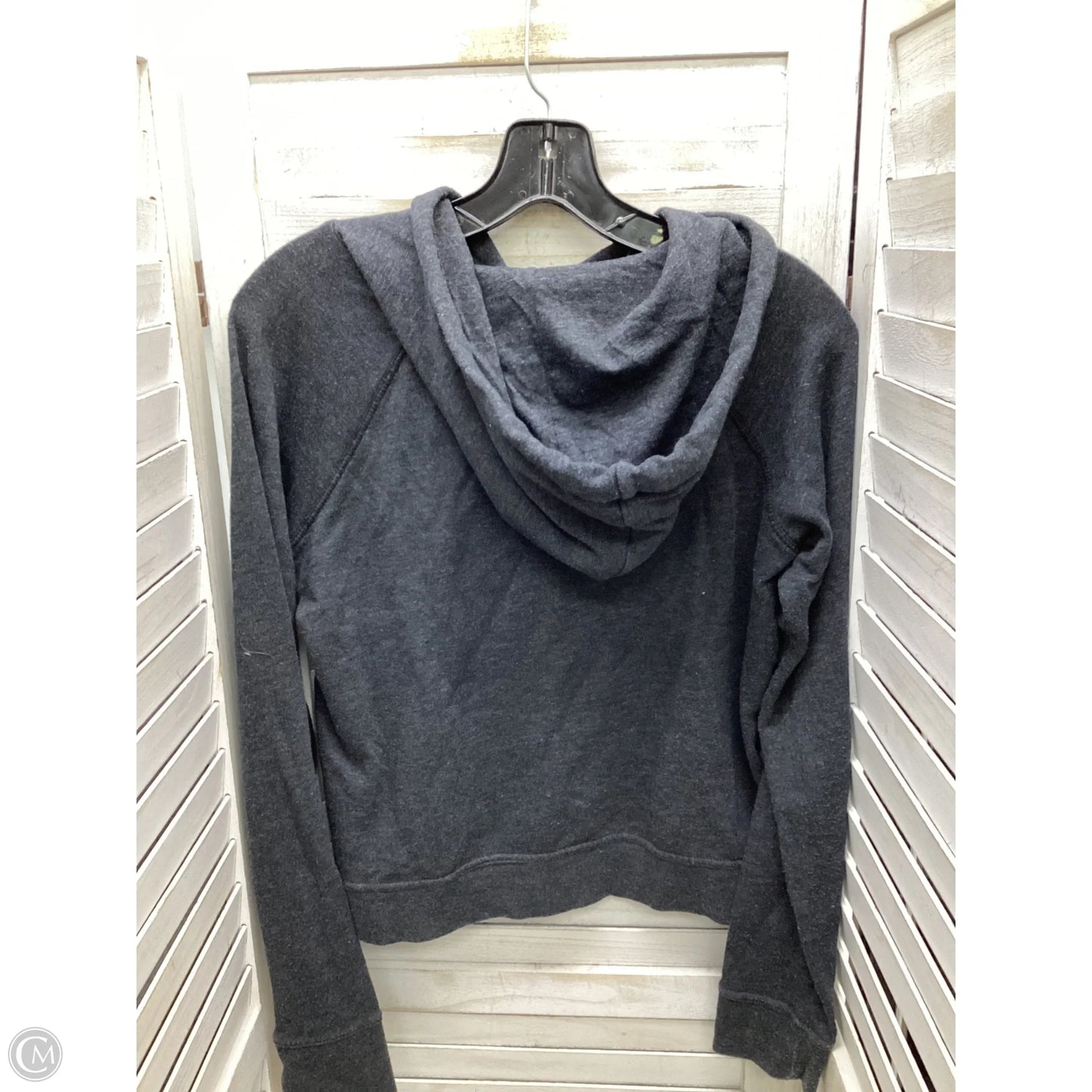 Sweatshirt Hoodie By Aeropostale In Grey, Size: S
