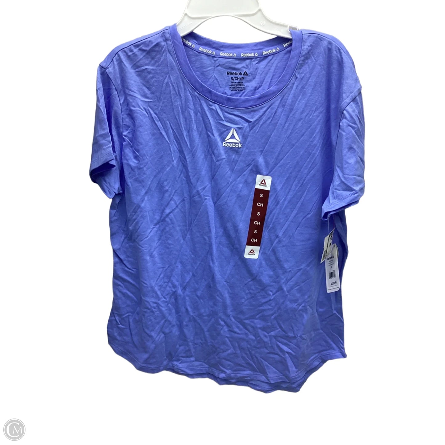 Top Short Sleeve By Reebok In Blue, Size: S