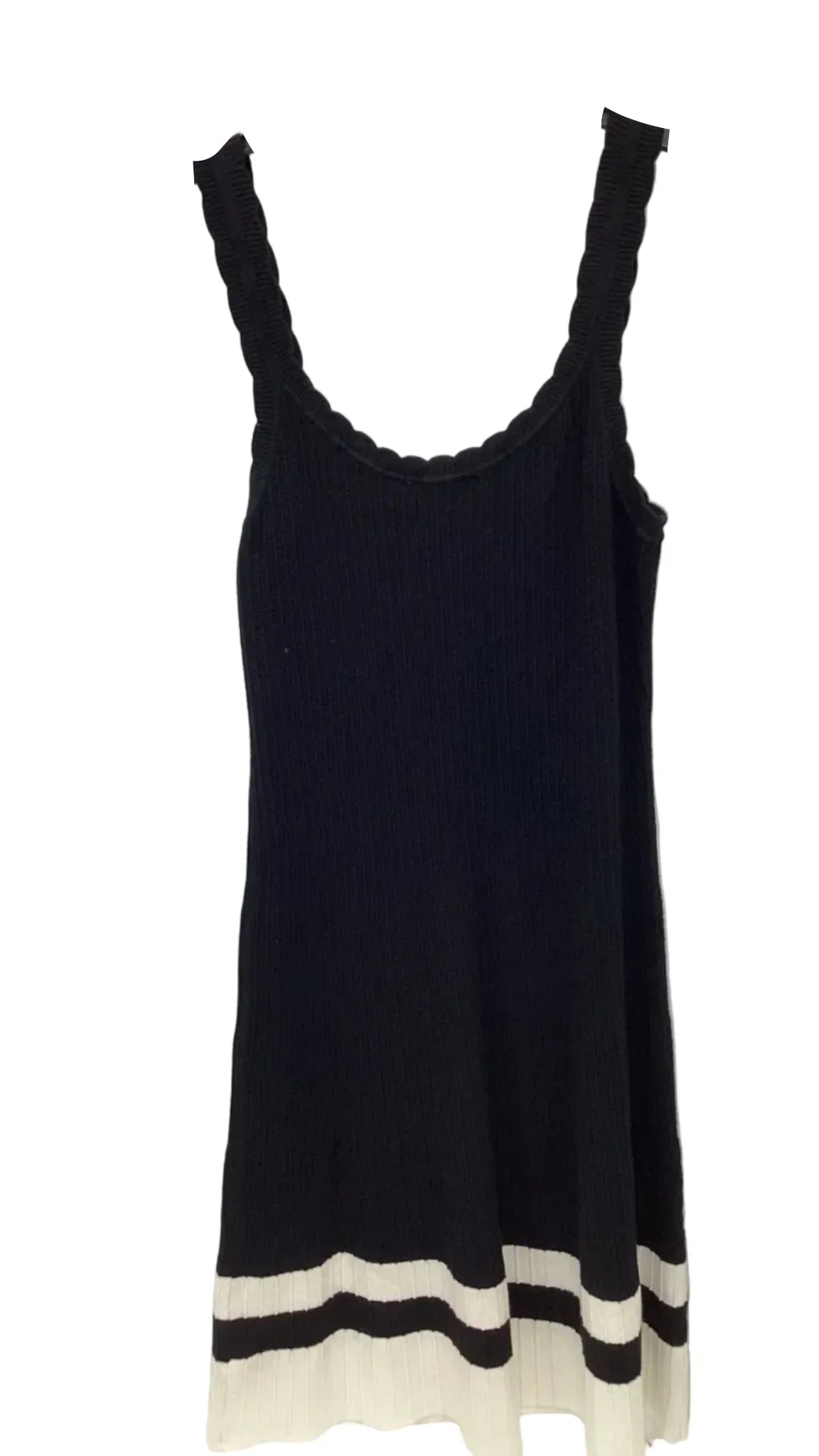 Dress Casual Midi By Elie Tahari In Black & White, Size: M