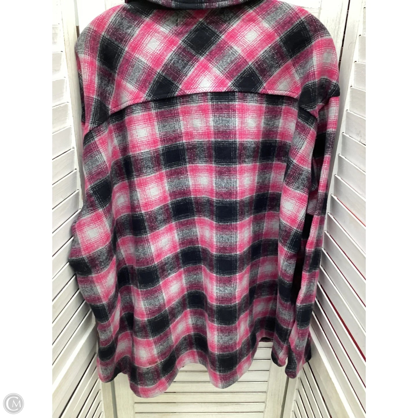 Jacket Other By Torrid In Plaid Pattern, Size: 2x