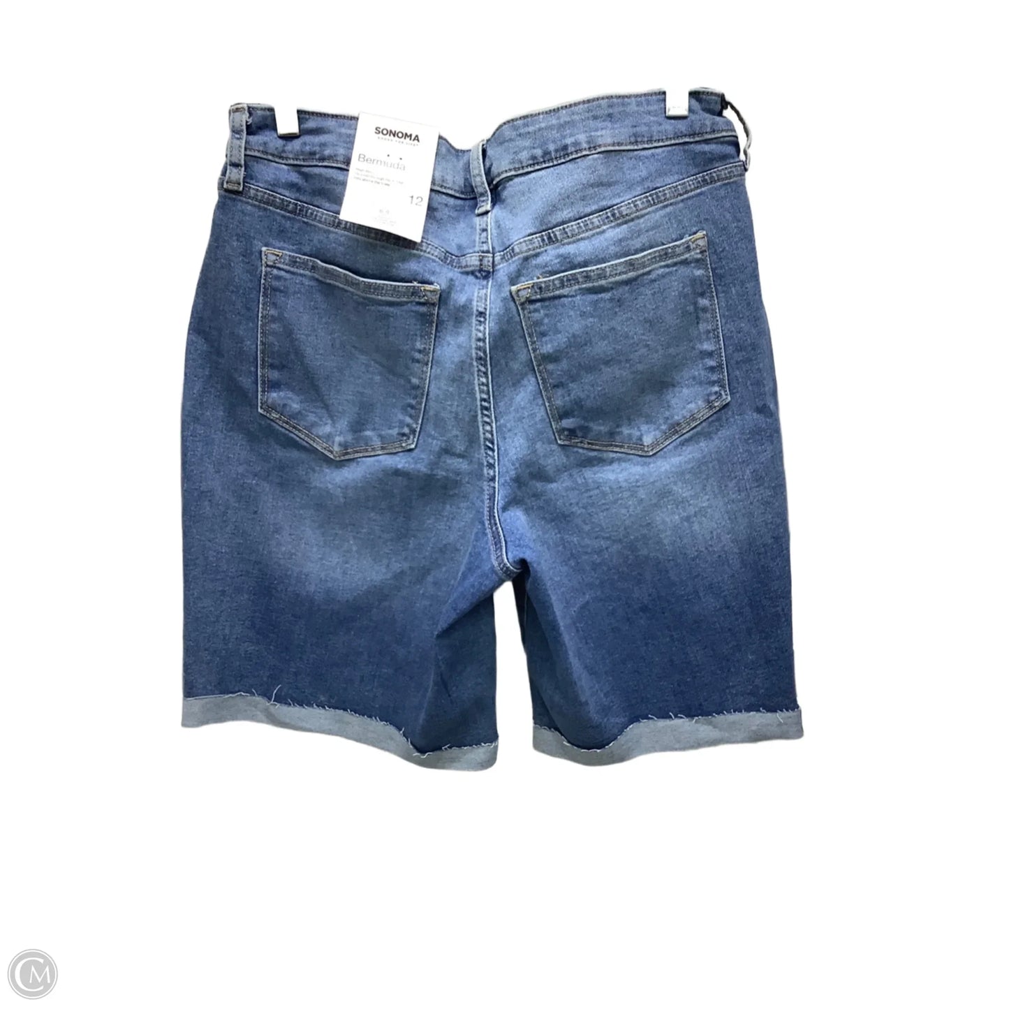 Shorts By Sonoma In Blue Denim, Size: 12