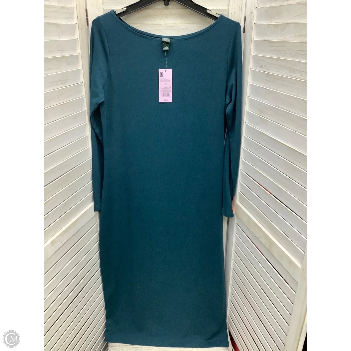Dress Casual Midi By Wild Fable In Blue, Size: Xl