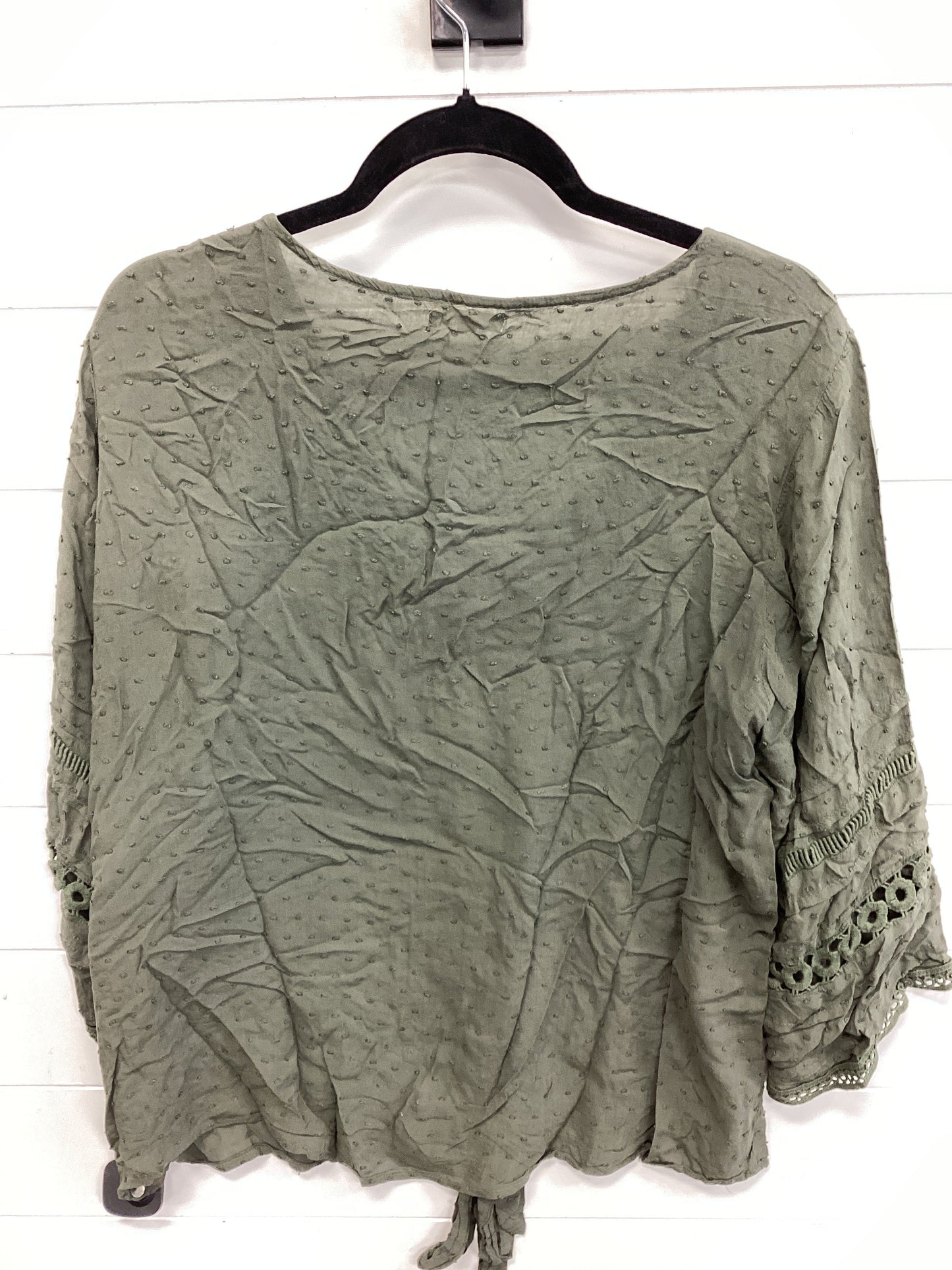 Top Ls By Maurices In Green, Size:1X