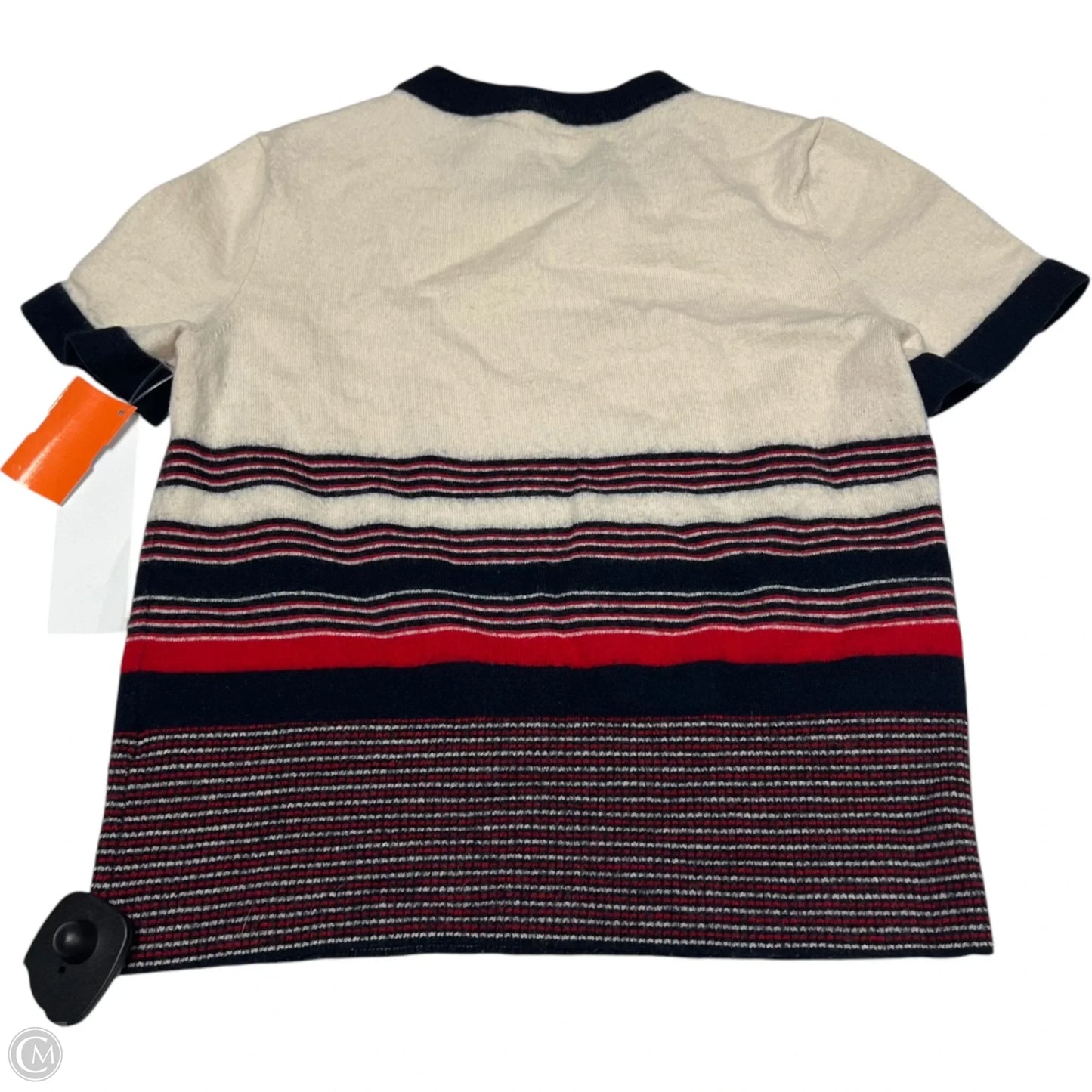 Sweater Short Sleeve By Rag And Bone In Striped Pattern, Size: M