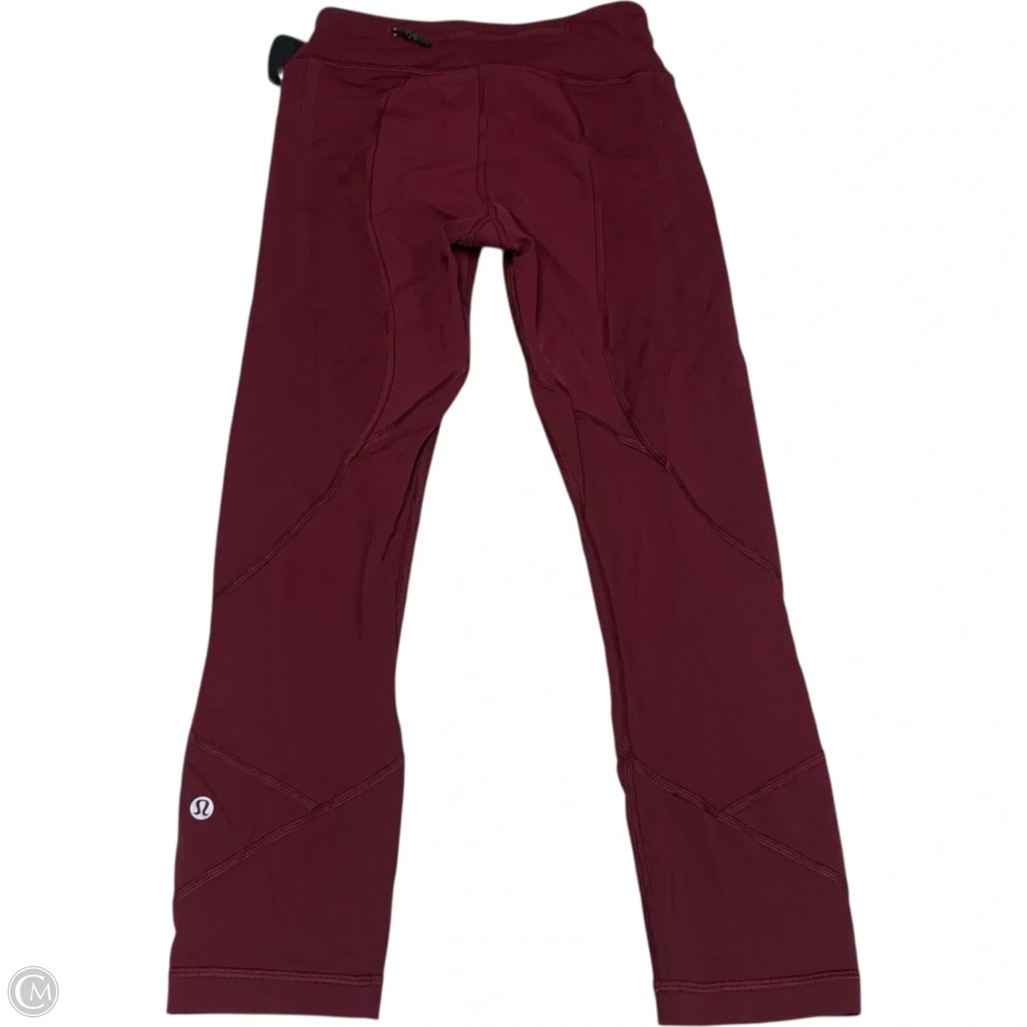 Athletic Leggings By Lululemon In Red, Size: Xs