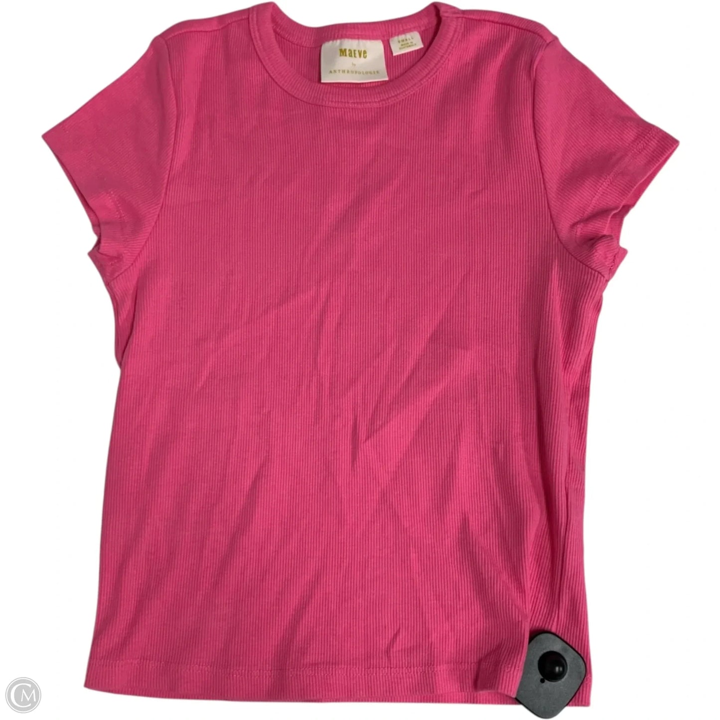 Top Short Sleeve Basic By Maeve In Pink, Size: S