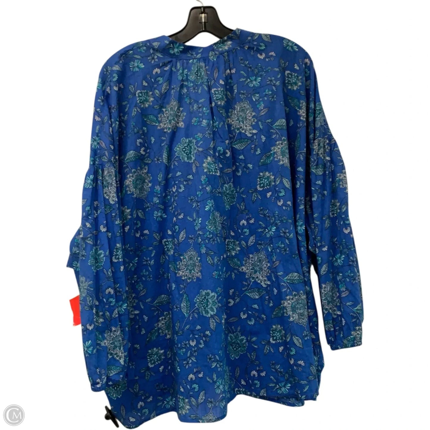 Top Long Sleeve By J. Jill In Blue, Size: 2x