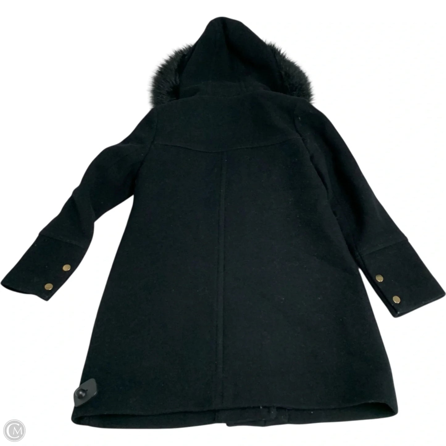 Coat Peacoat By J. Crew In Black, Size: Xsp